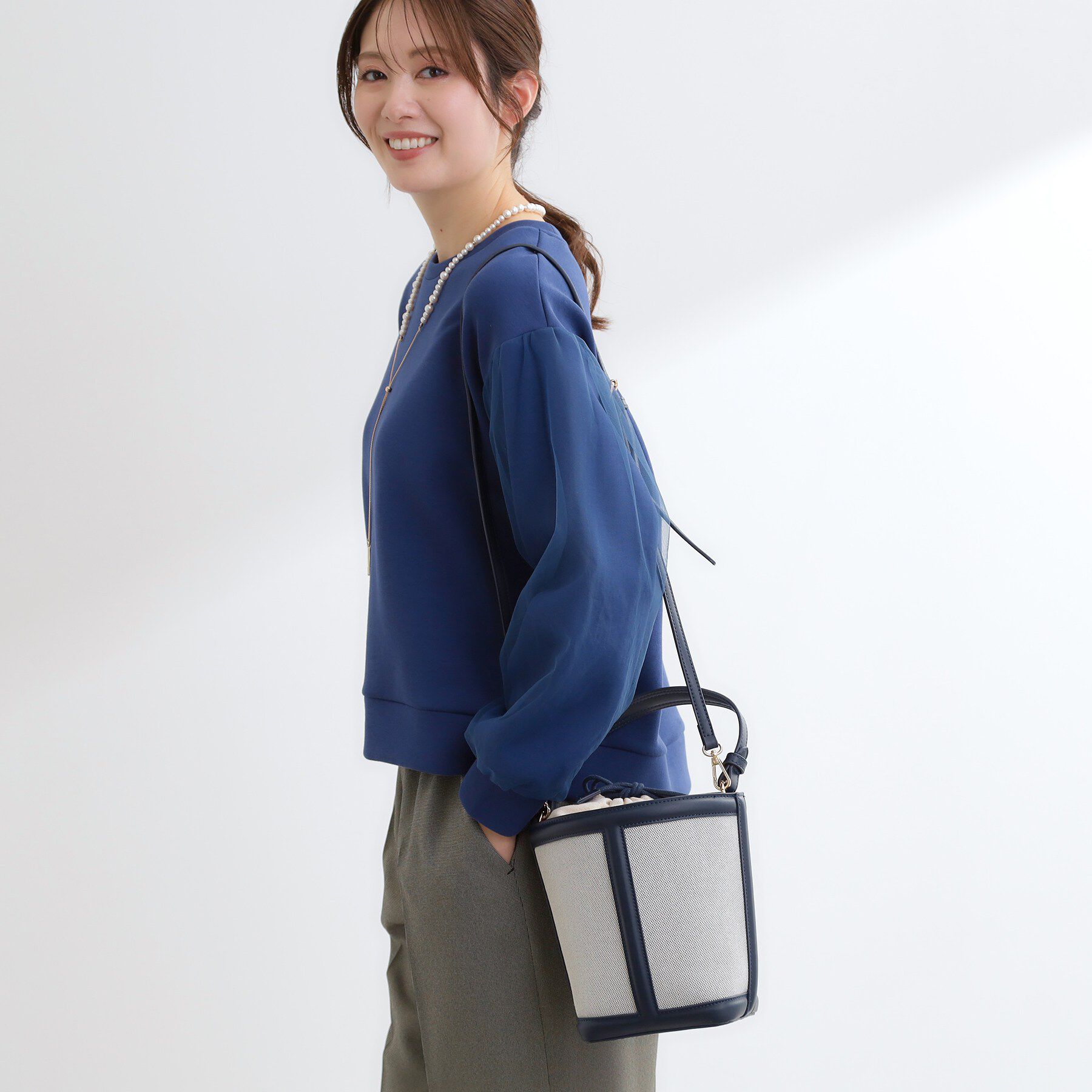 Reflect「【ショルダー付き】バケット型ワンショルダーバッグ」|ショルダー・メッセンジャー|