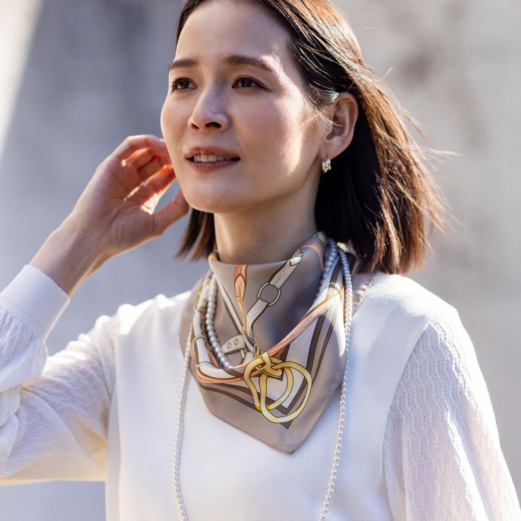 Reflect「透かしスリーブデザインハイゲージニット」|ニット・セーター|