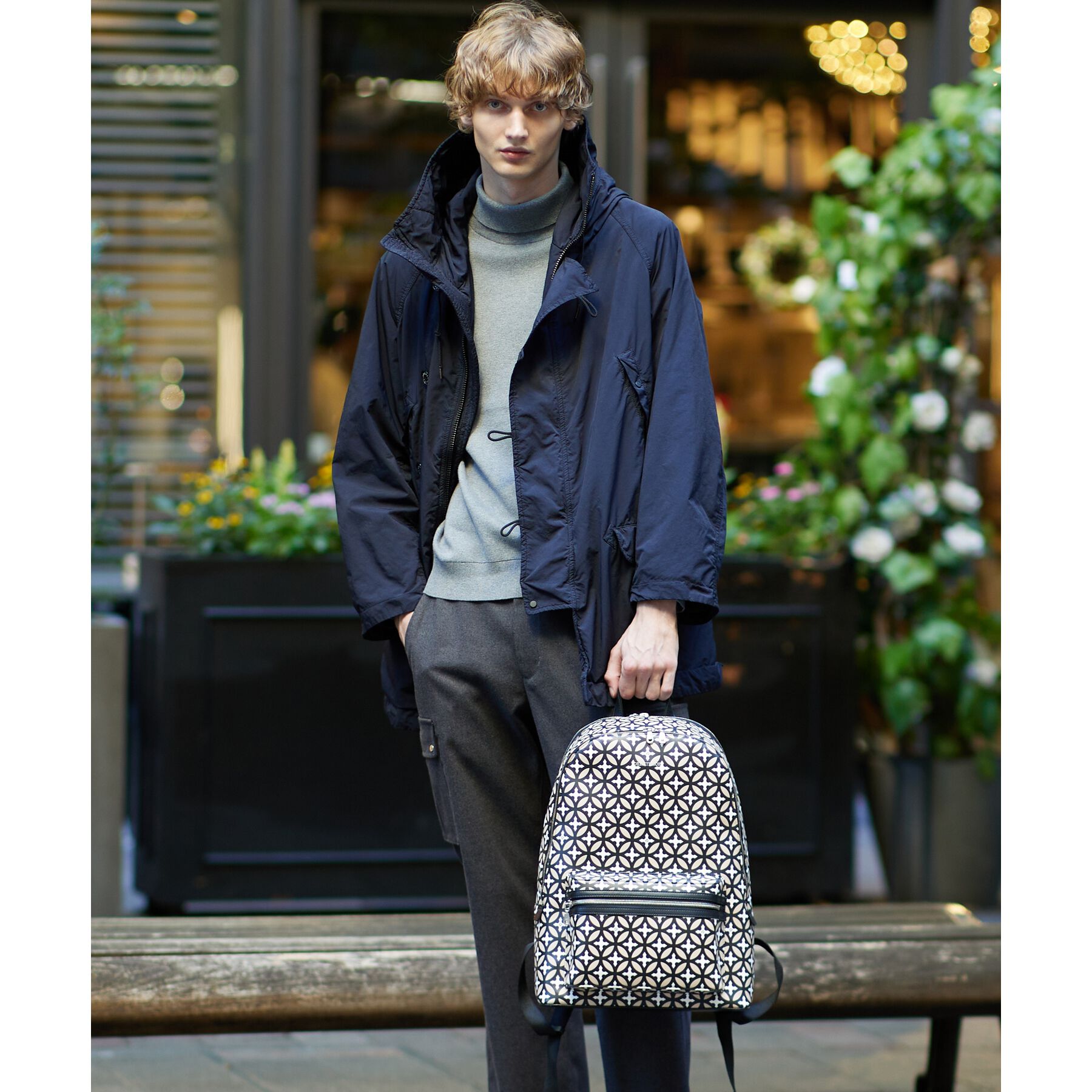 DRESSTERIOR「オーバーラップサークル バックパック」|リュック|