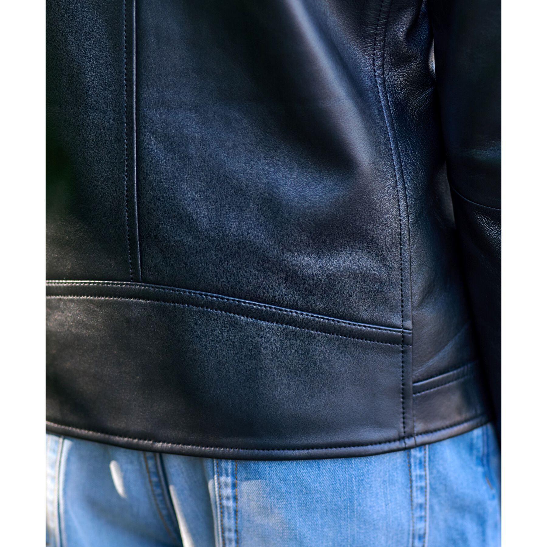 DRESSTERIOR「【本革】レザーライダースジャケット」|ライダースジャケット|