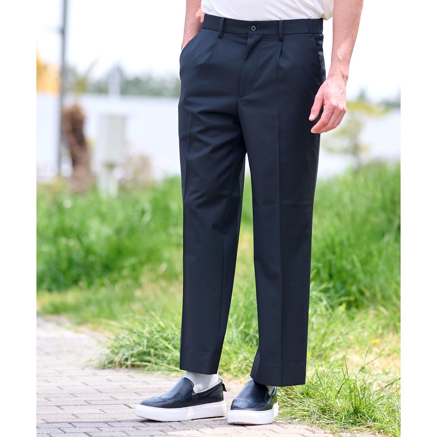 DRESSTERIOR「ウールブレンド イージーワイドパンツ」|その他|