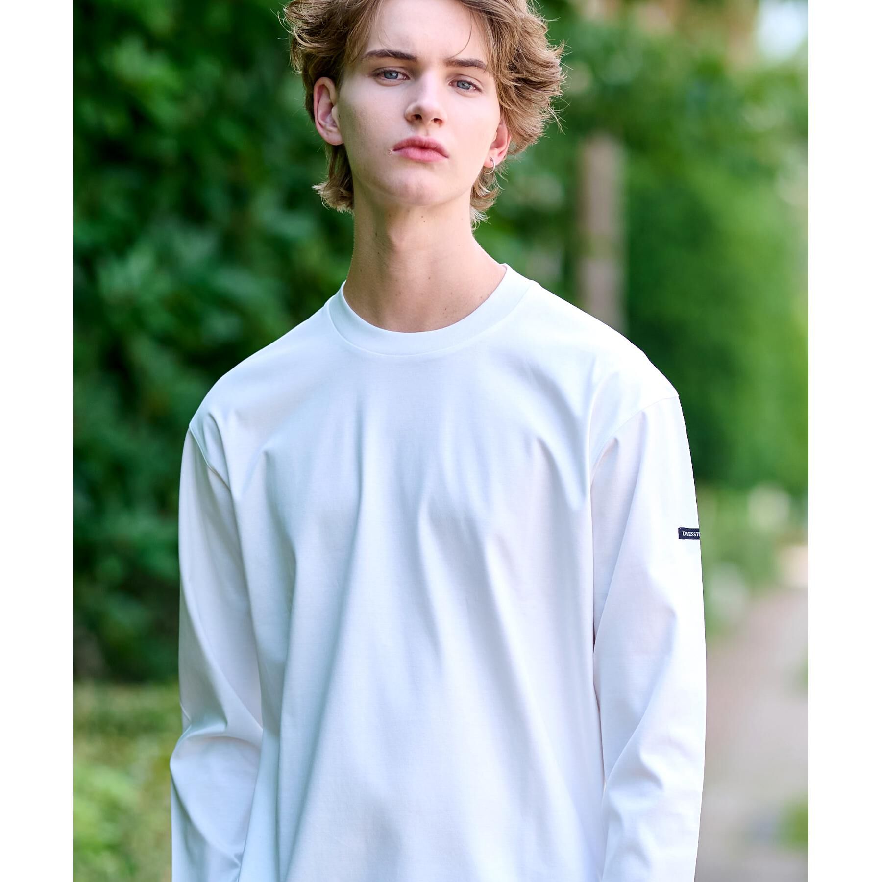 DRESSTERIOR「【接触冷感/抗菌防臭/消臭】ICE CLEAR COTTON クルーネックロンT」|Tシャツ・カットソー|