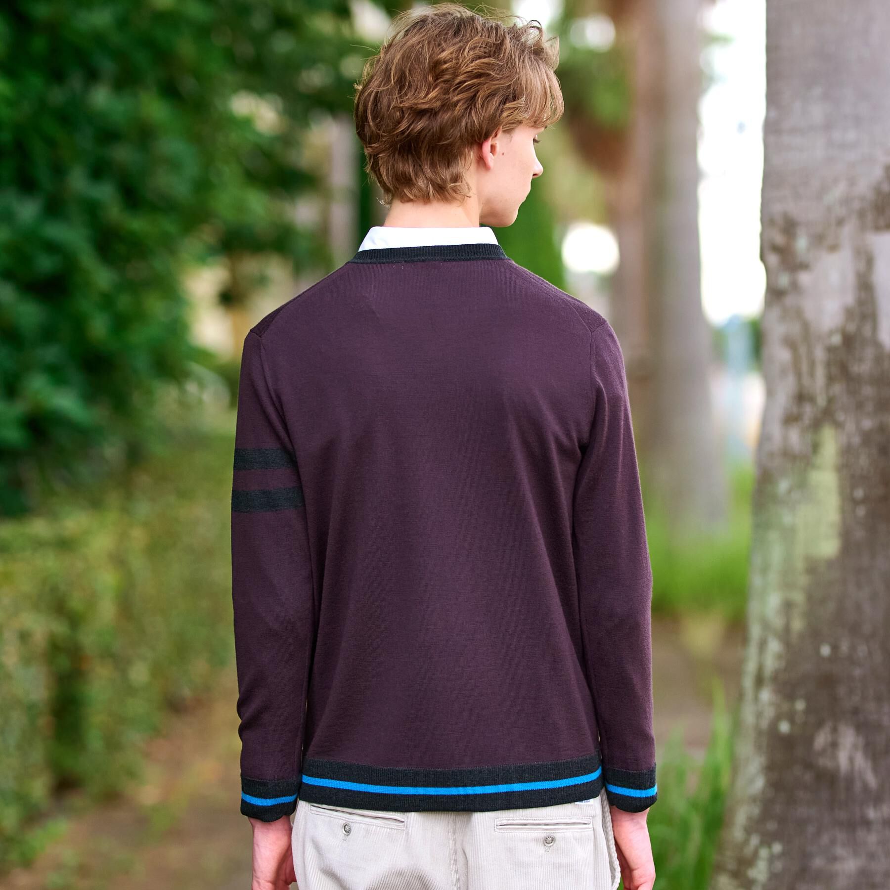 DRESSTERIOR「ウォッシャブルファインメリノ Vネックニット」|ニット・セーター|