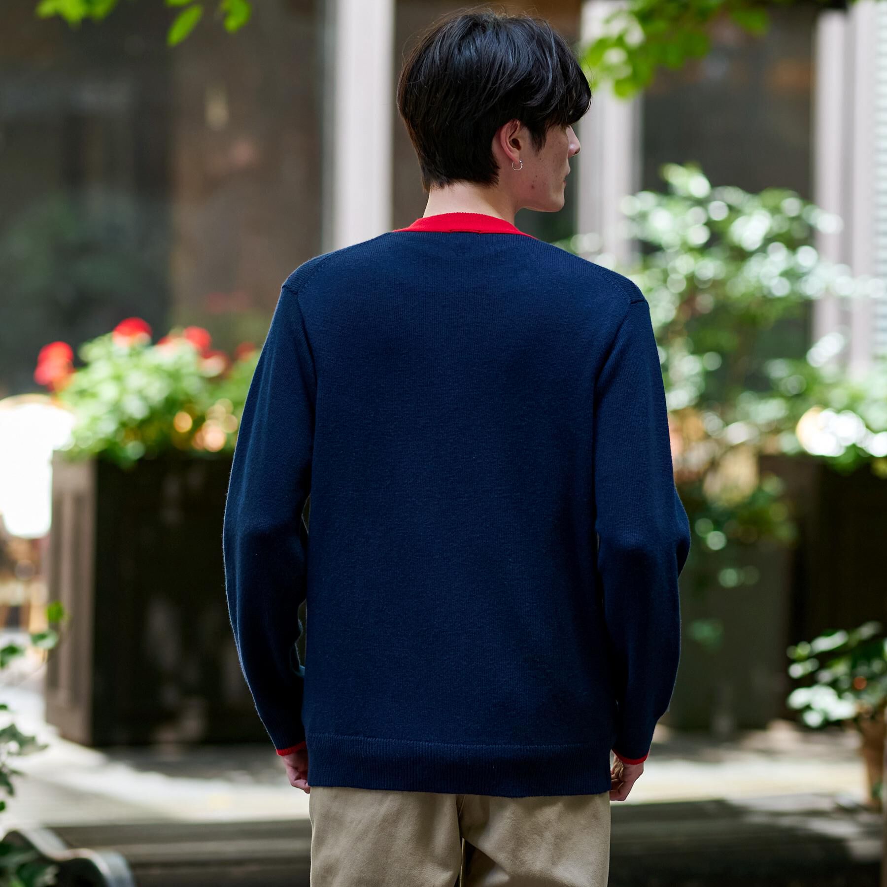 DRESSTERIOR「エンブロイダリー ニットカーディガン」|カーディガン|