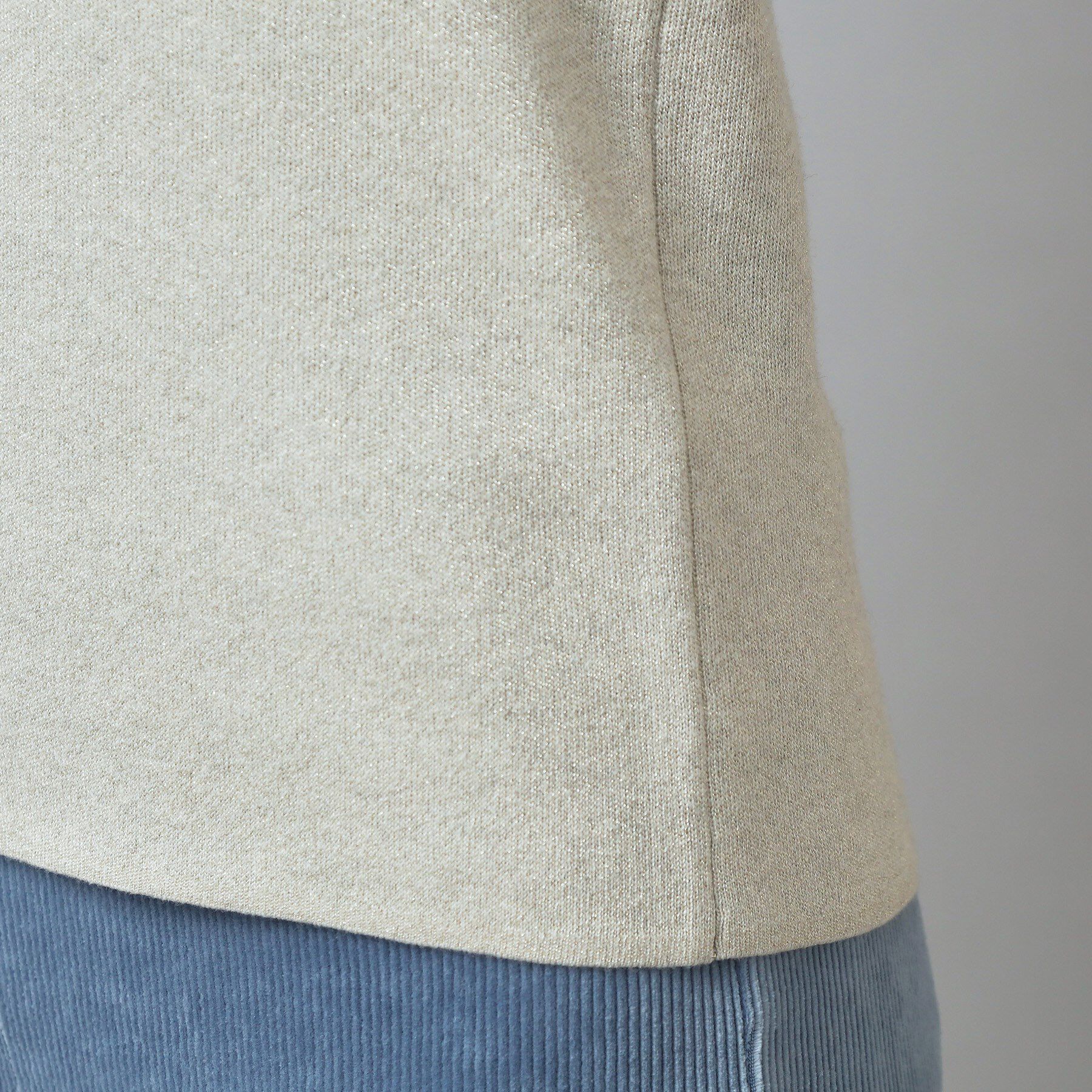 DRESSTERIOR「【ウォッシャブル】ラメコットンカシミヤニット」|ニット・セーター|