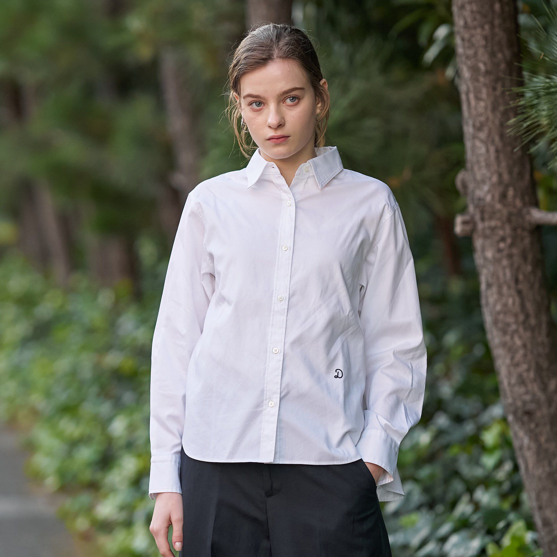 DRESSTERIOR「【春カラー/通勤/ウォッシャブル】オックスフォードシャツ」|シャツ・ブラウス|オフホワイト(003