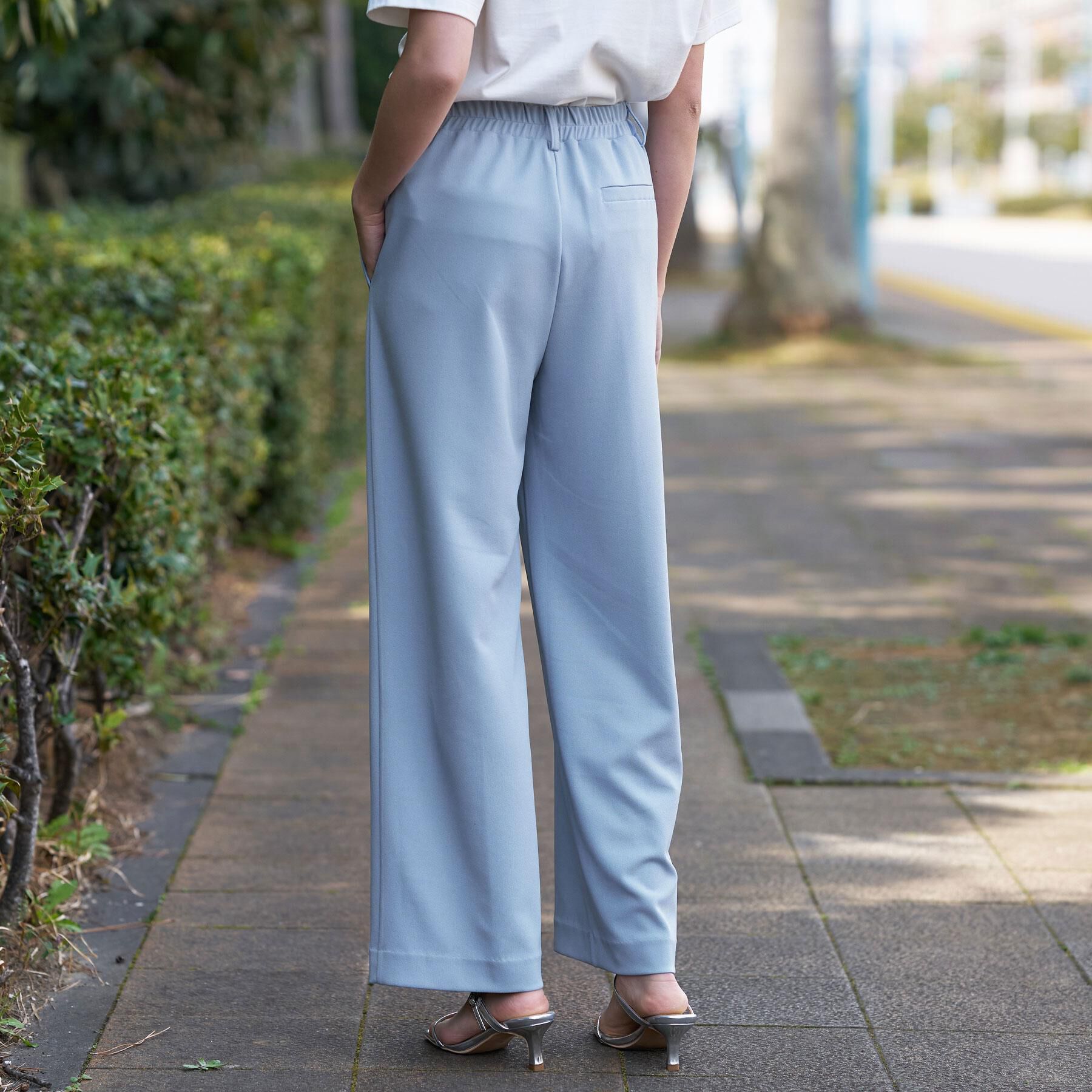 DRESSTERIOR「【接触冷感/ウォッシャブル】センタープレスジョーゼットパンツ」|その他|