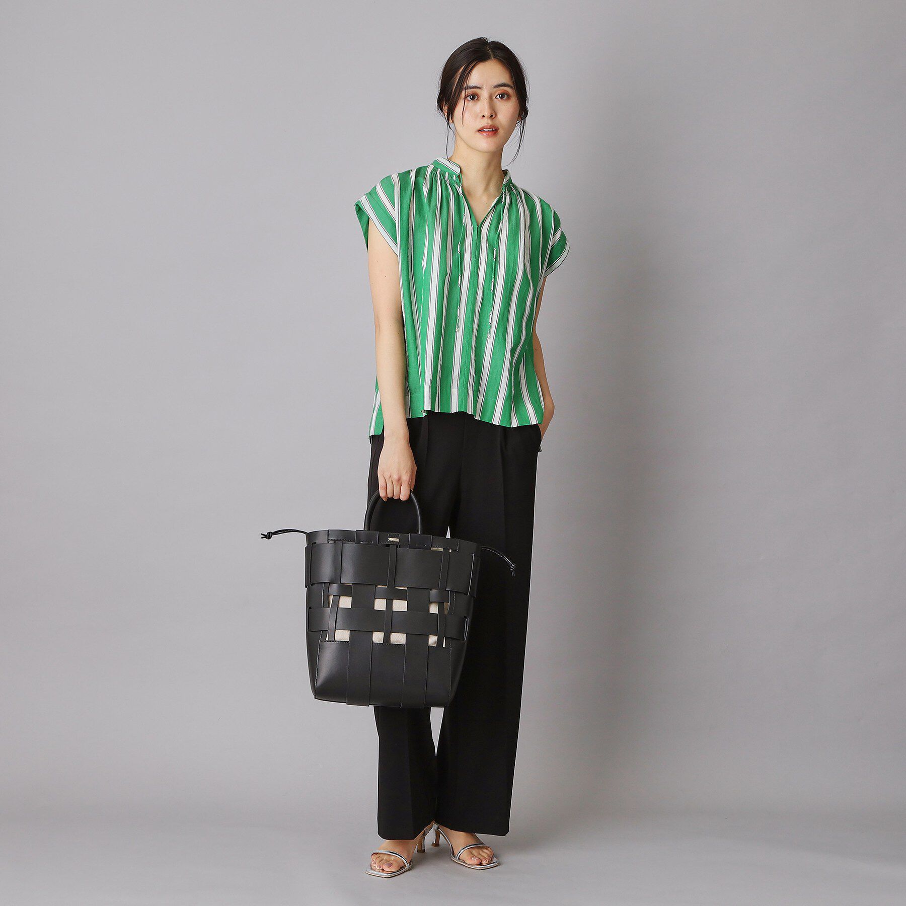 DRESSTERIOR「【接触冷感/ウォッシャブル】センタープレスジョーゼットパンツ」|その他|