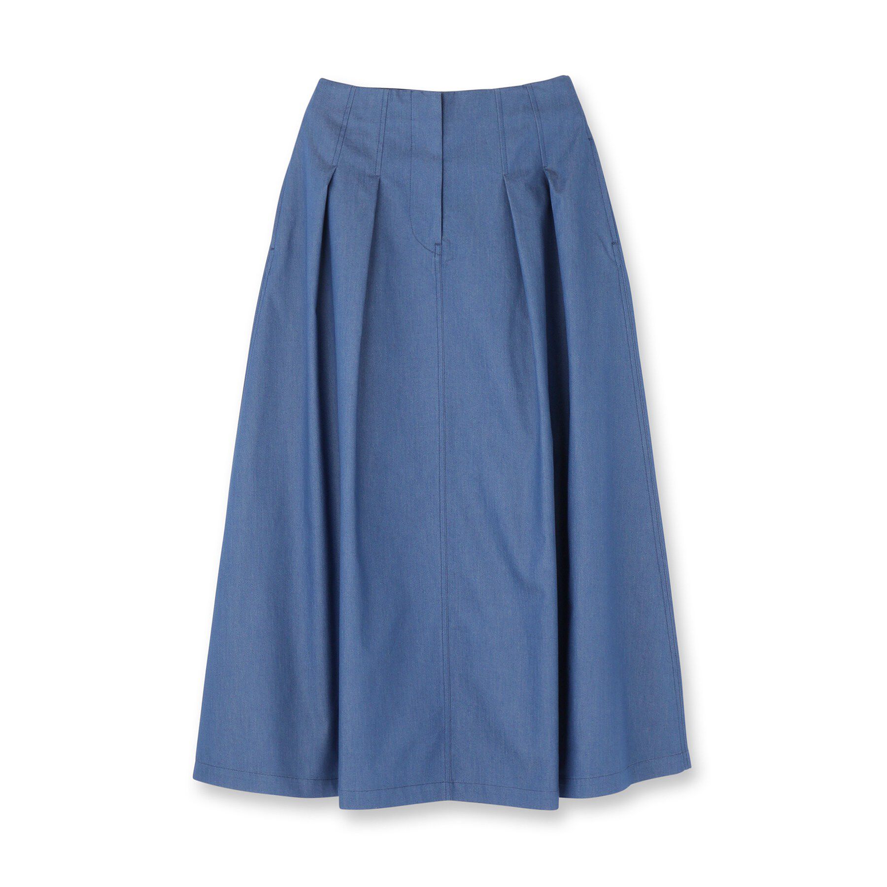 DRESSTERIOR「クールタッチ デニムライク タックスカート」|スカート|