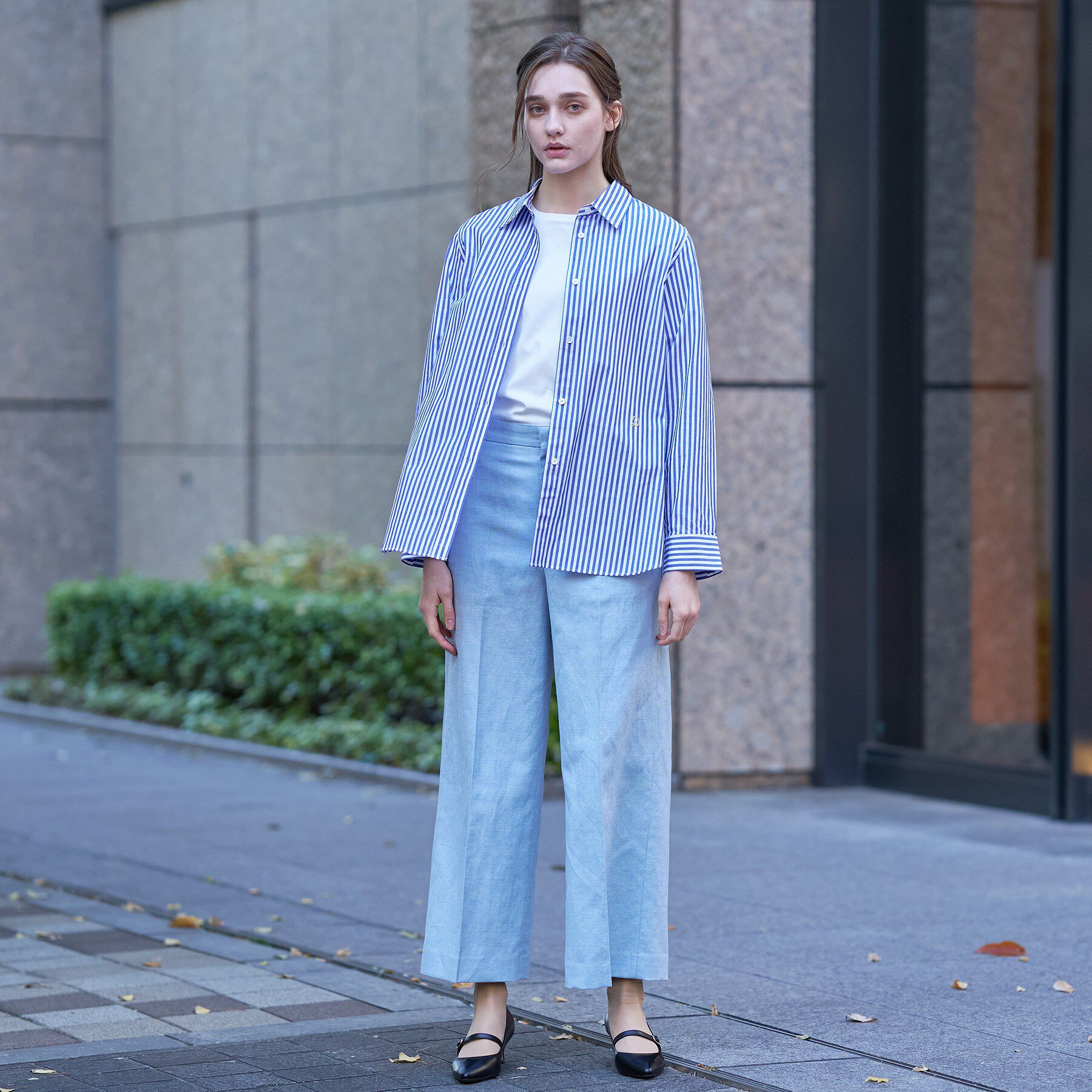 DRESSTERIOR「【通勤/着映え/ウォッシャブル】オーバーシルエット ロンストシャツ」|シャツ・ブラウス|