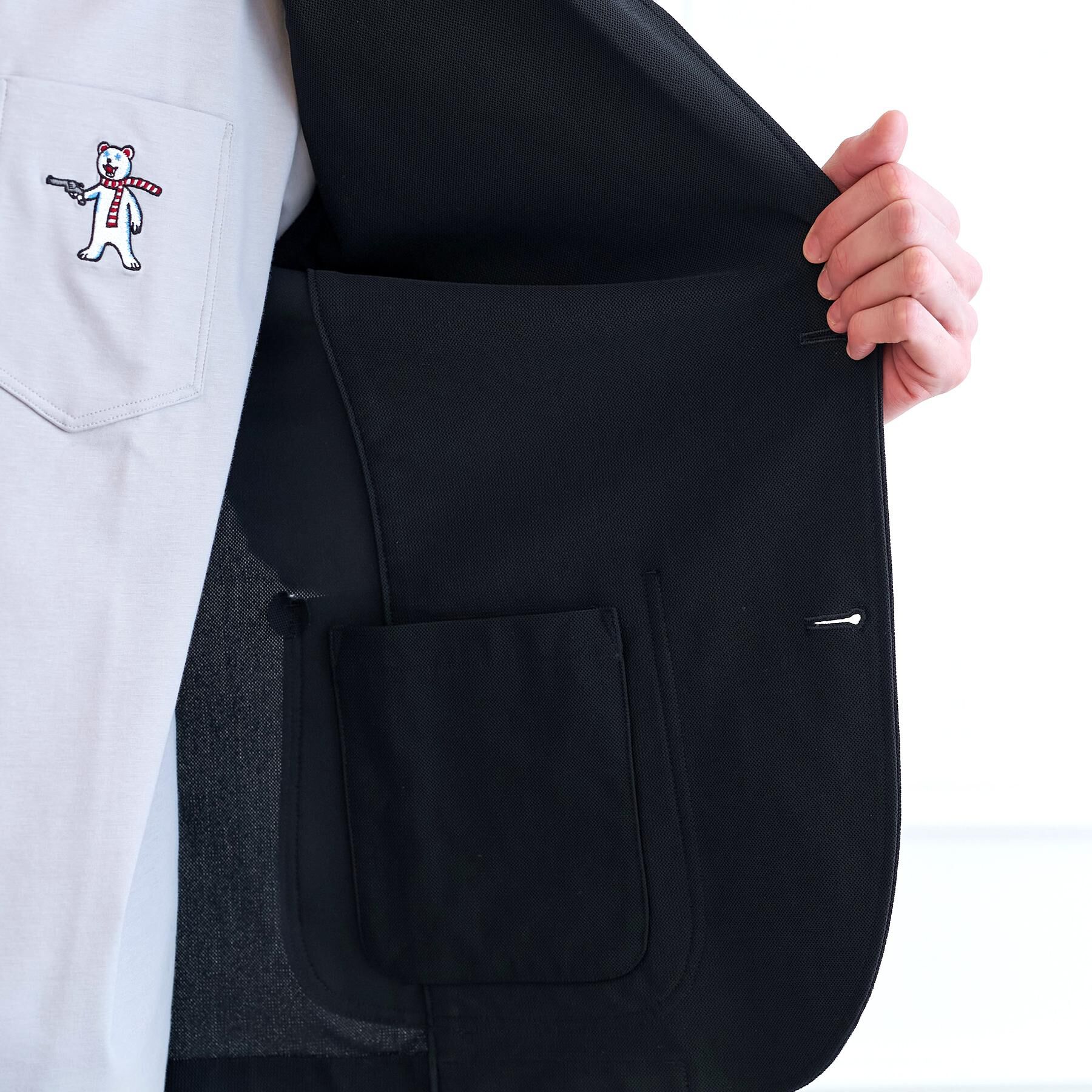 DRESSTERIOR「【セットアップ可/接触冷感/UVカット/ウォッシャブル】AIRTOOL クールストレッチジャケット」|テーラードジャケット|