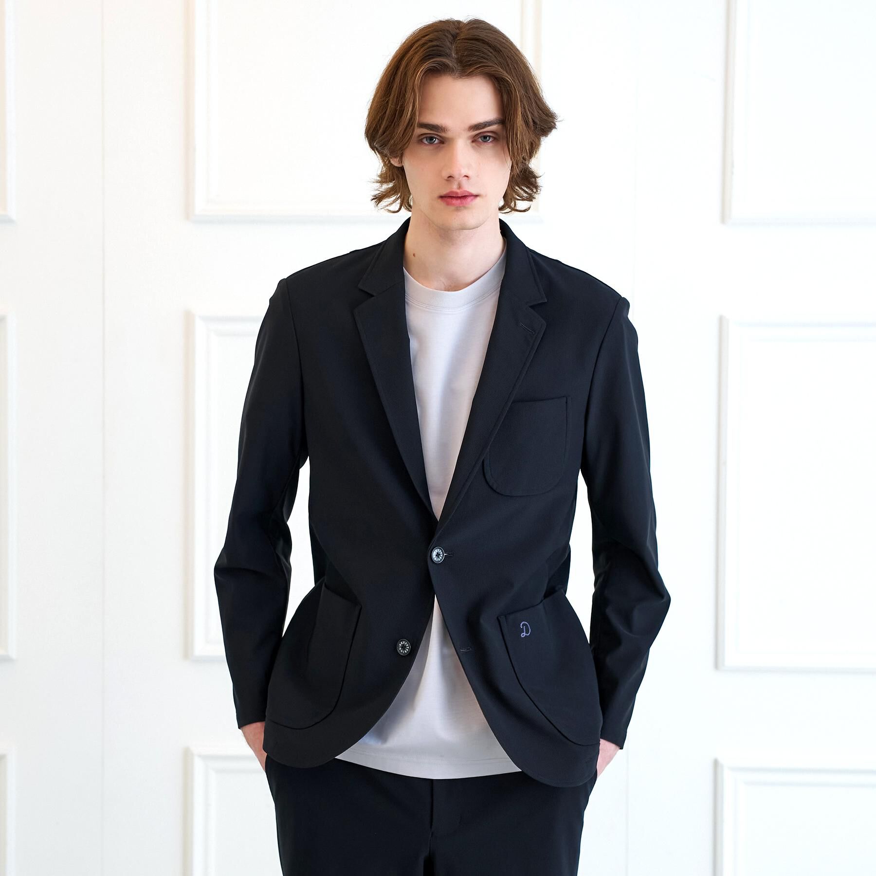 DRESSTERIOR「【セットアップ可/接触冷感/UVカット/ウォッシャブル】AIRTOOL クールストレッチジャケット」|テーラードジャケット|