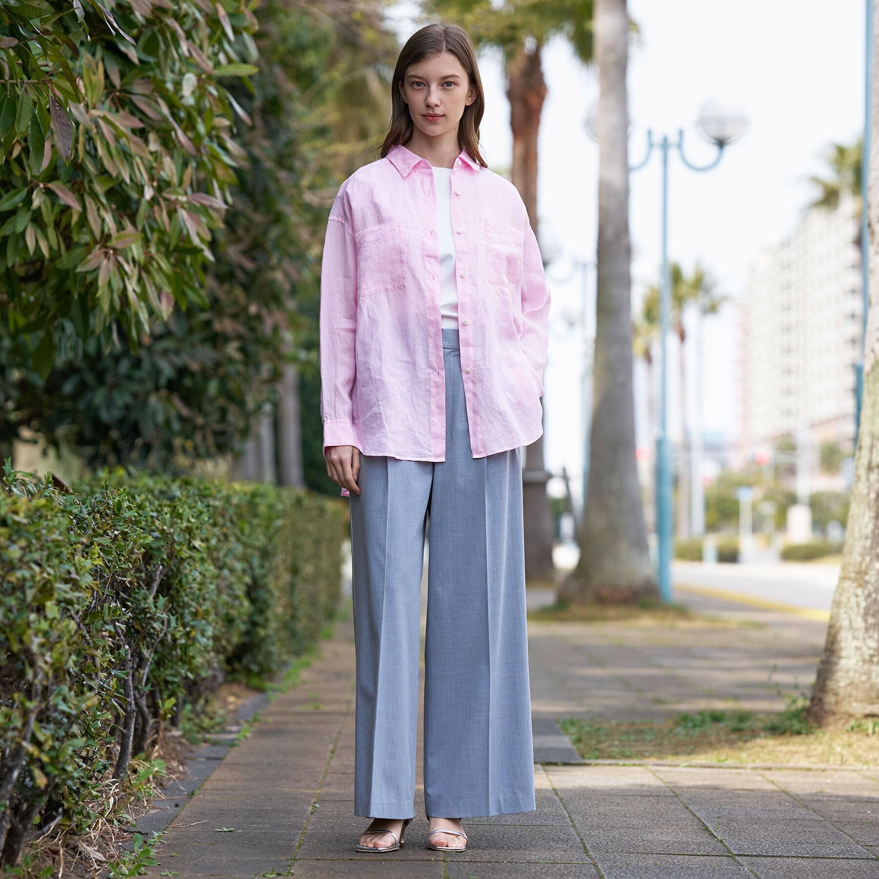 DRESSTERIOR「【セットアップ可/ウォッシャブル】ストライプ2WAYストレッチ サイドラインパンツ」|その他|