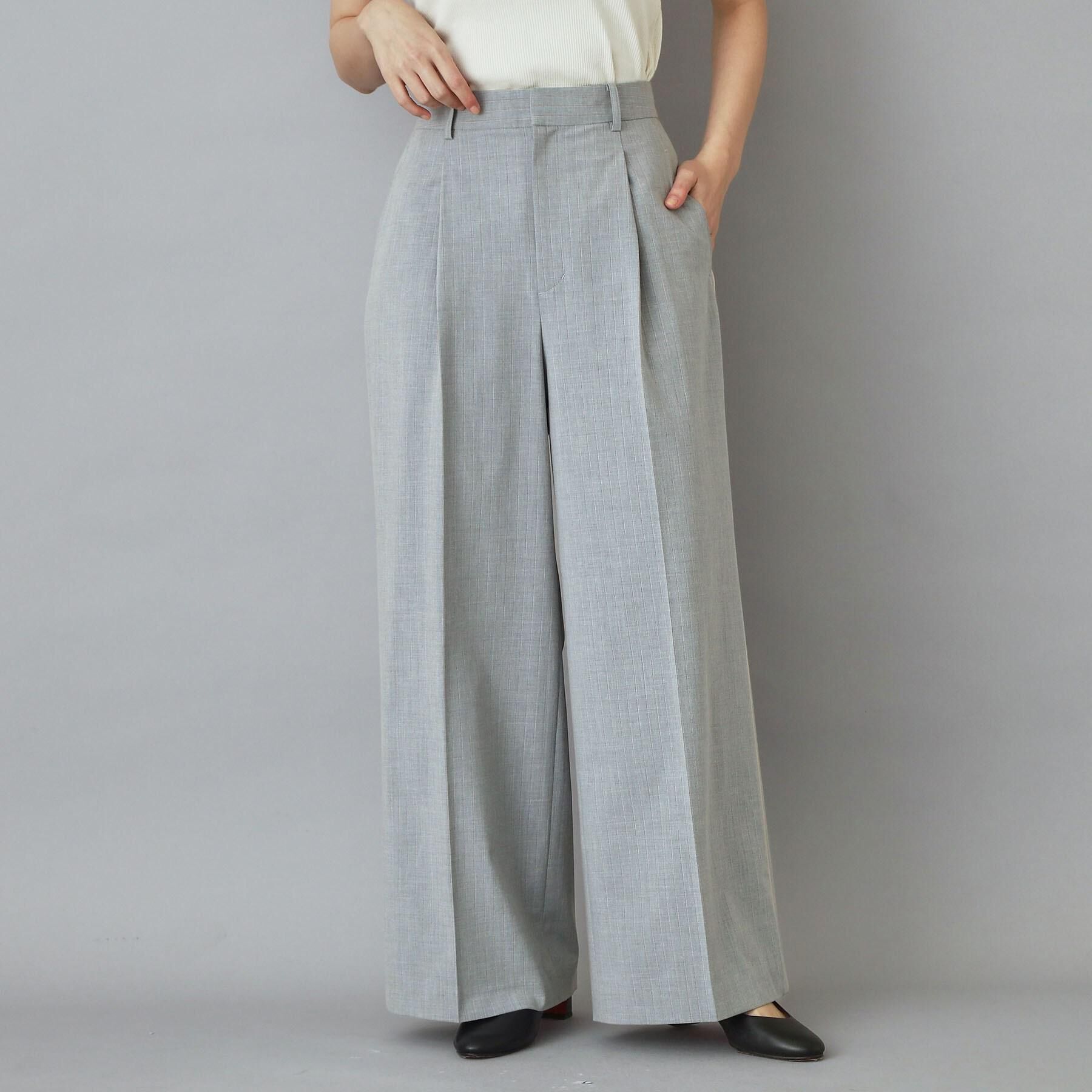 DRESSTERIOR「【セットアップ可/ウォッシャブル】ストライプ2WAYストレッチ サイドラインパンツ」|その他|