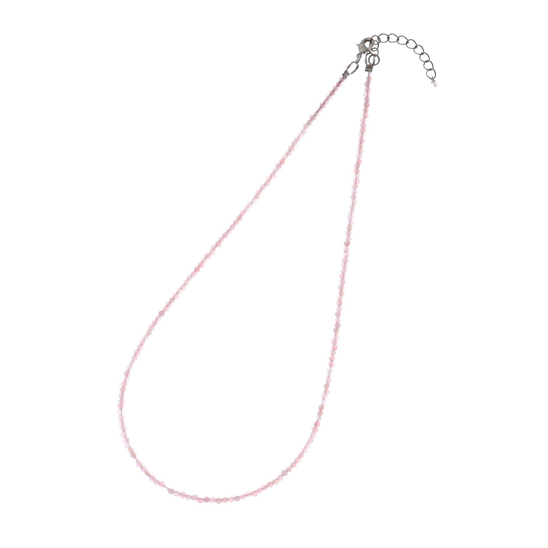 DRESSTERIOR「ローズクオーツストーンネックレス」|ネックレス|ライトピンク(070