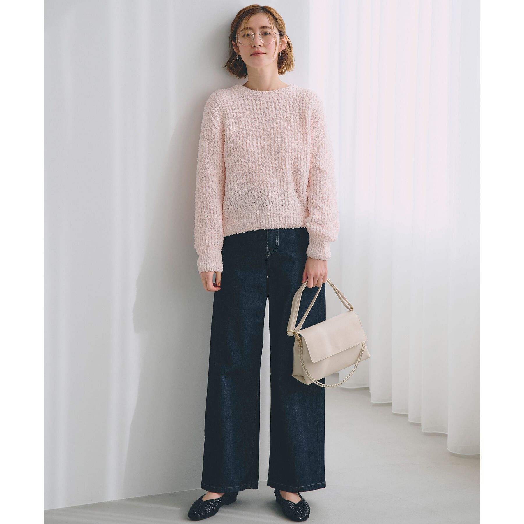 grove「【SOMETHING&times;grove別注】LISAWIDE DENIM PANTS」|デニム|