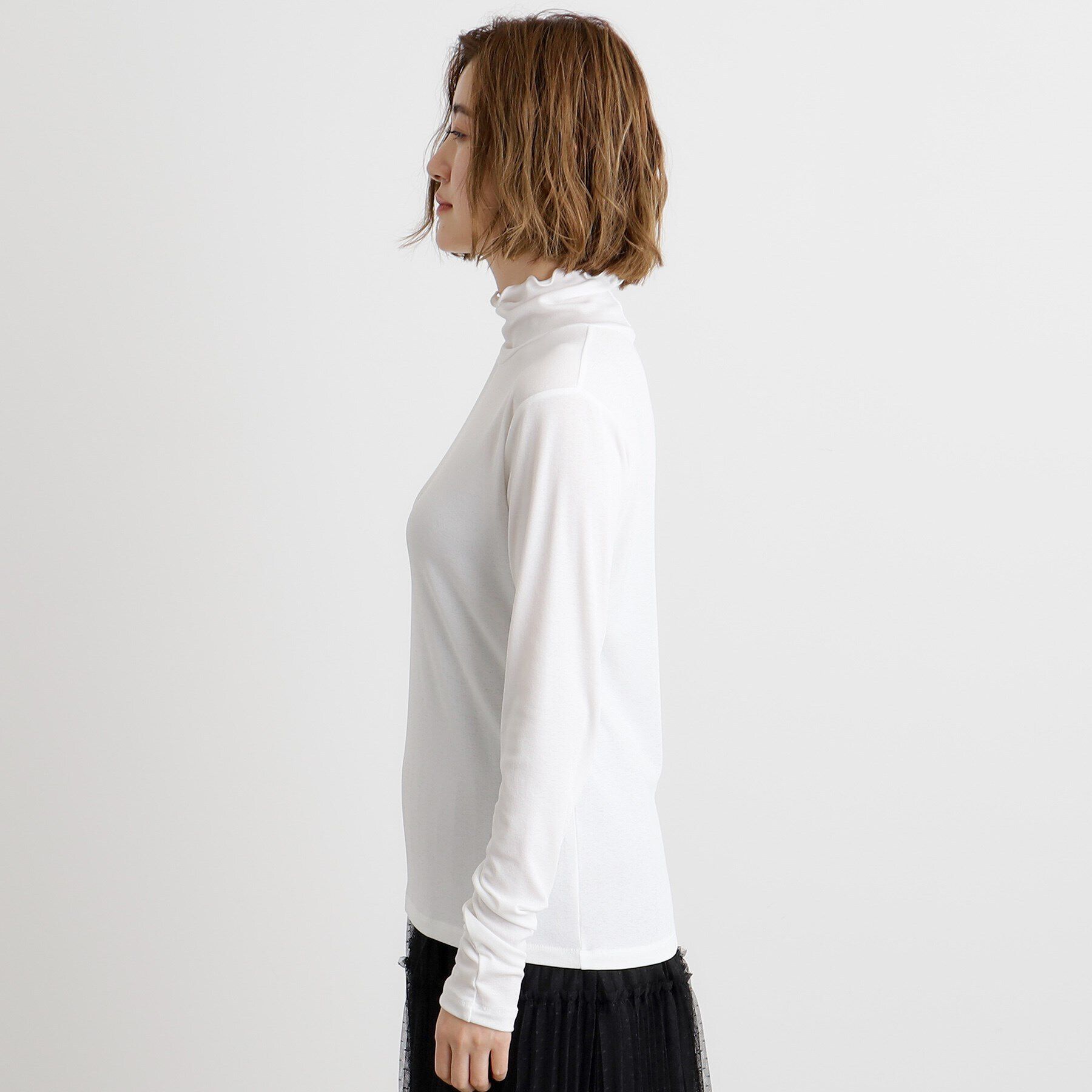 grove「レイヤードシアータートルプルオーバー」|Tシャツ・カットソー|