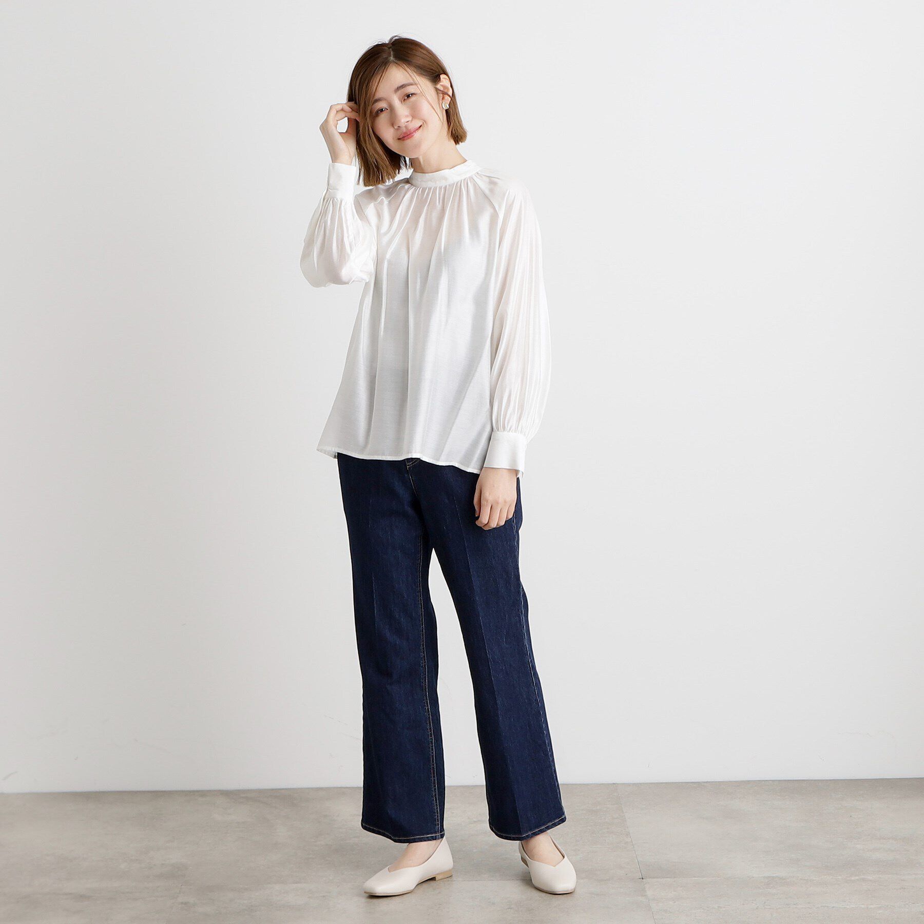 grove「ジャンパードレス＆ブラウスセットアップ」|ワンピース|