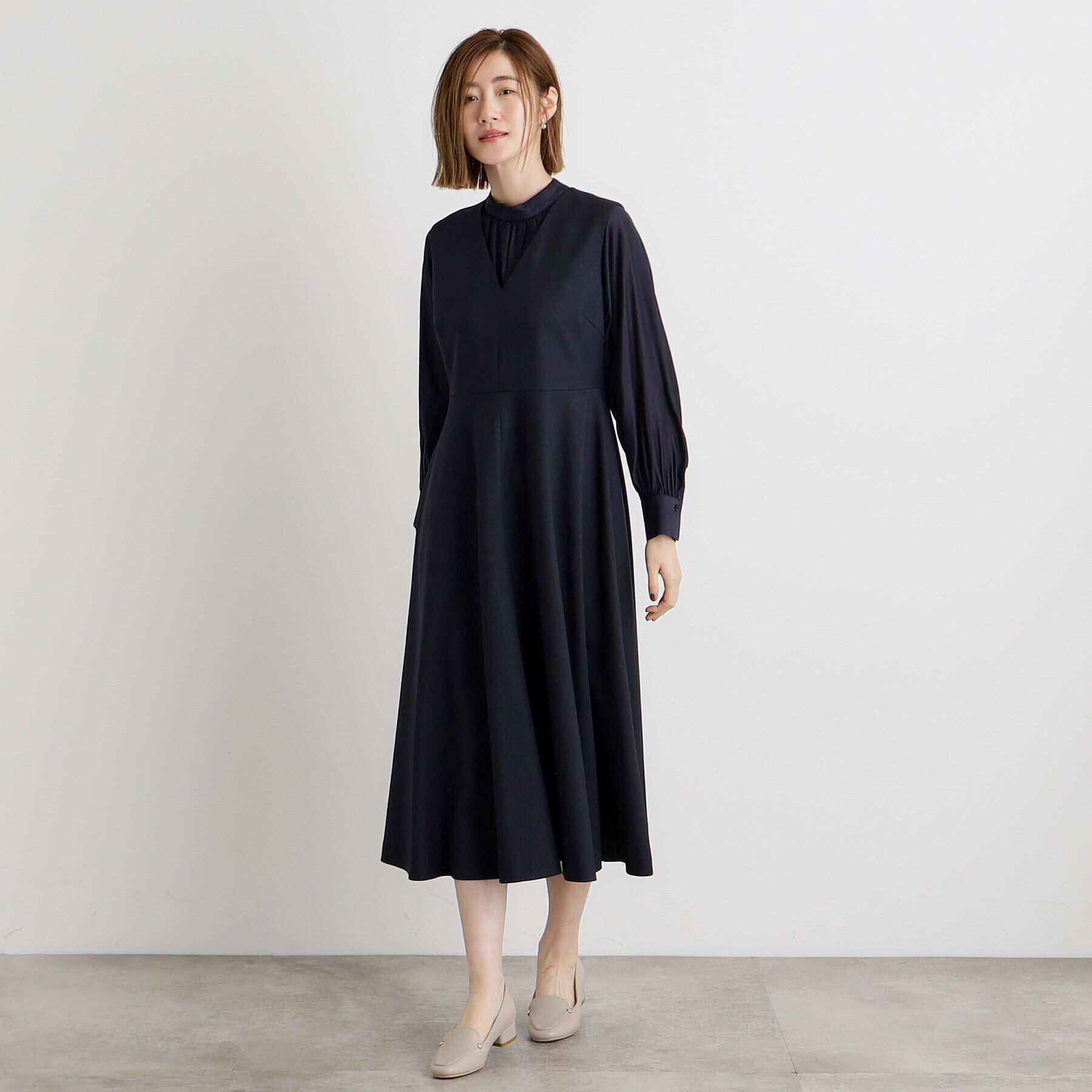 grove「ジャンパードレス＆ブラウスセットアップ」|ワンピース|