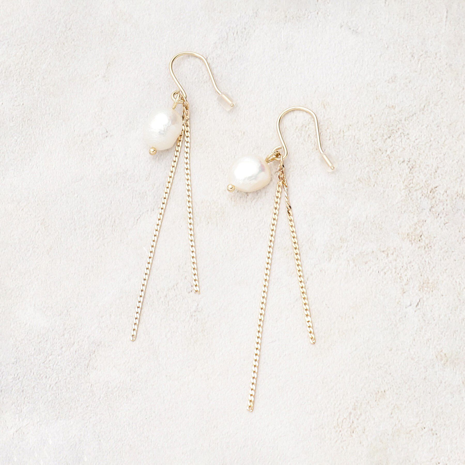 grove「淡水パールフックピアス」|ピアス|