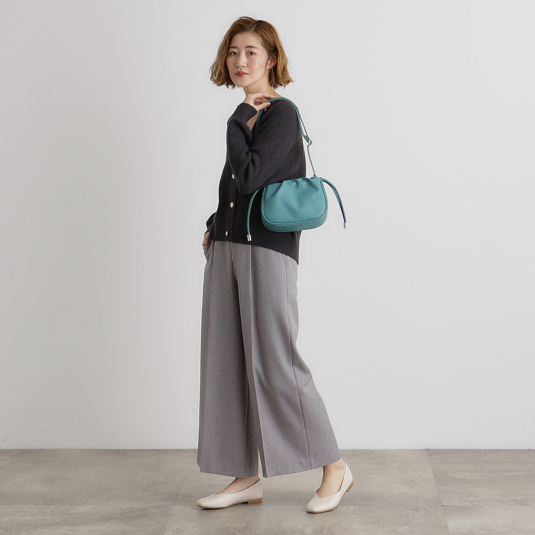 grove「【雑誌掲載】ラウンド巾着ショルダー」|ショルダー・メッセンジャー|