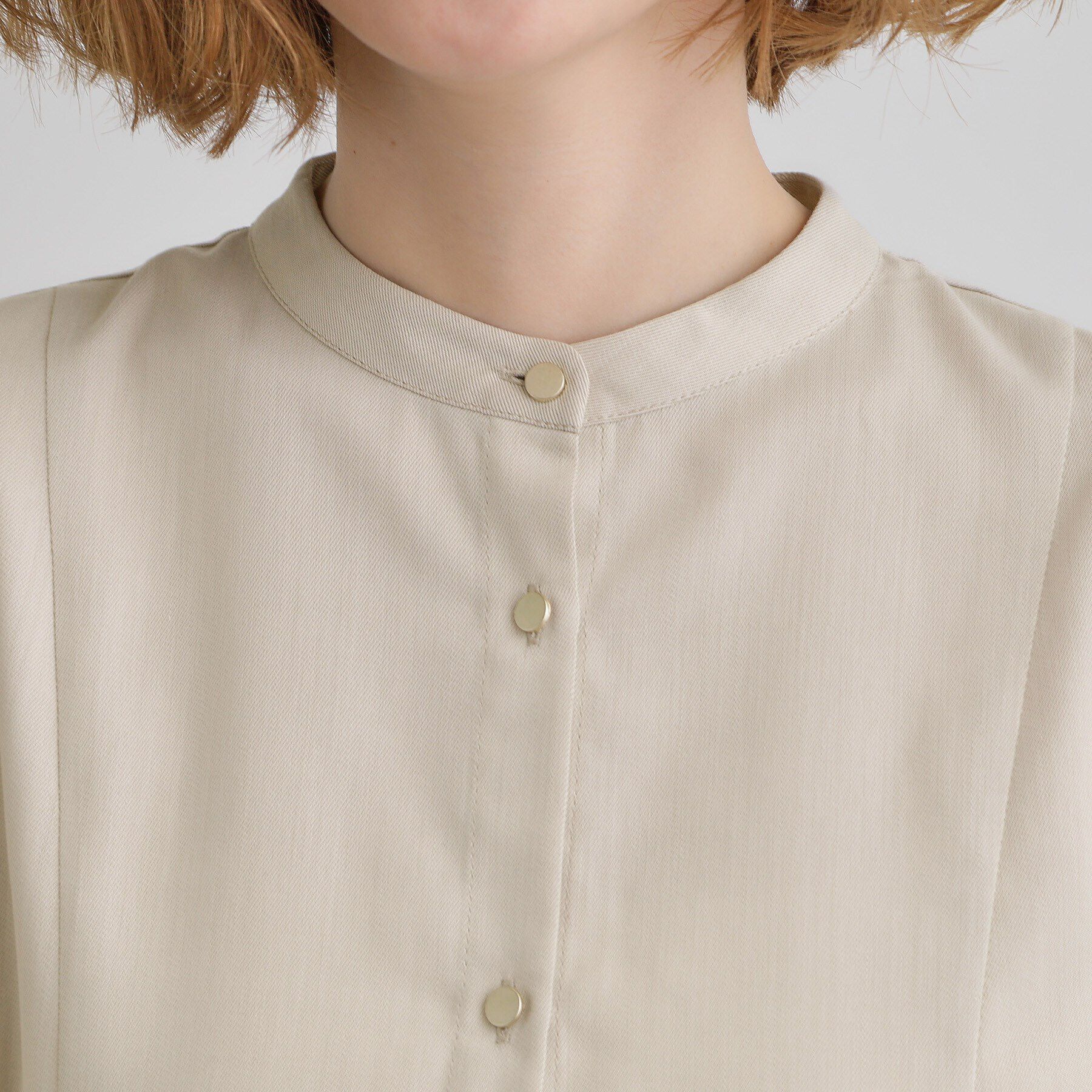 grove「バックプリーツシャツワンピース」|ワンピース|