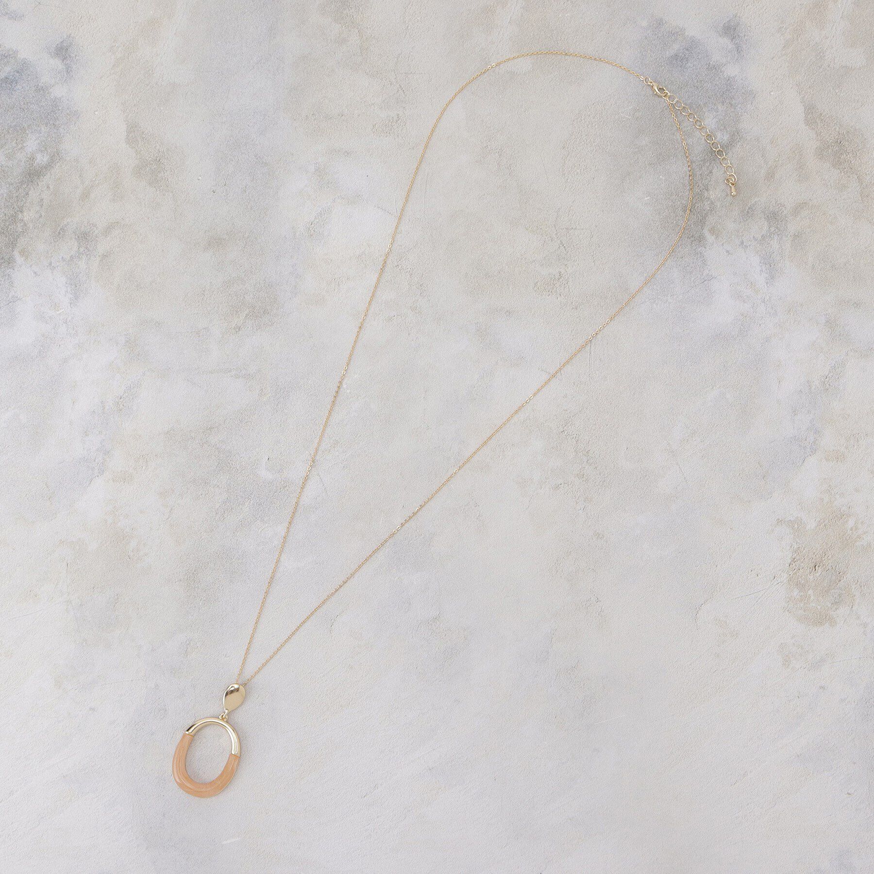 grove「カラーメタルリングネックレス」|ネックレス|