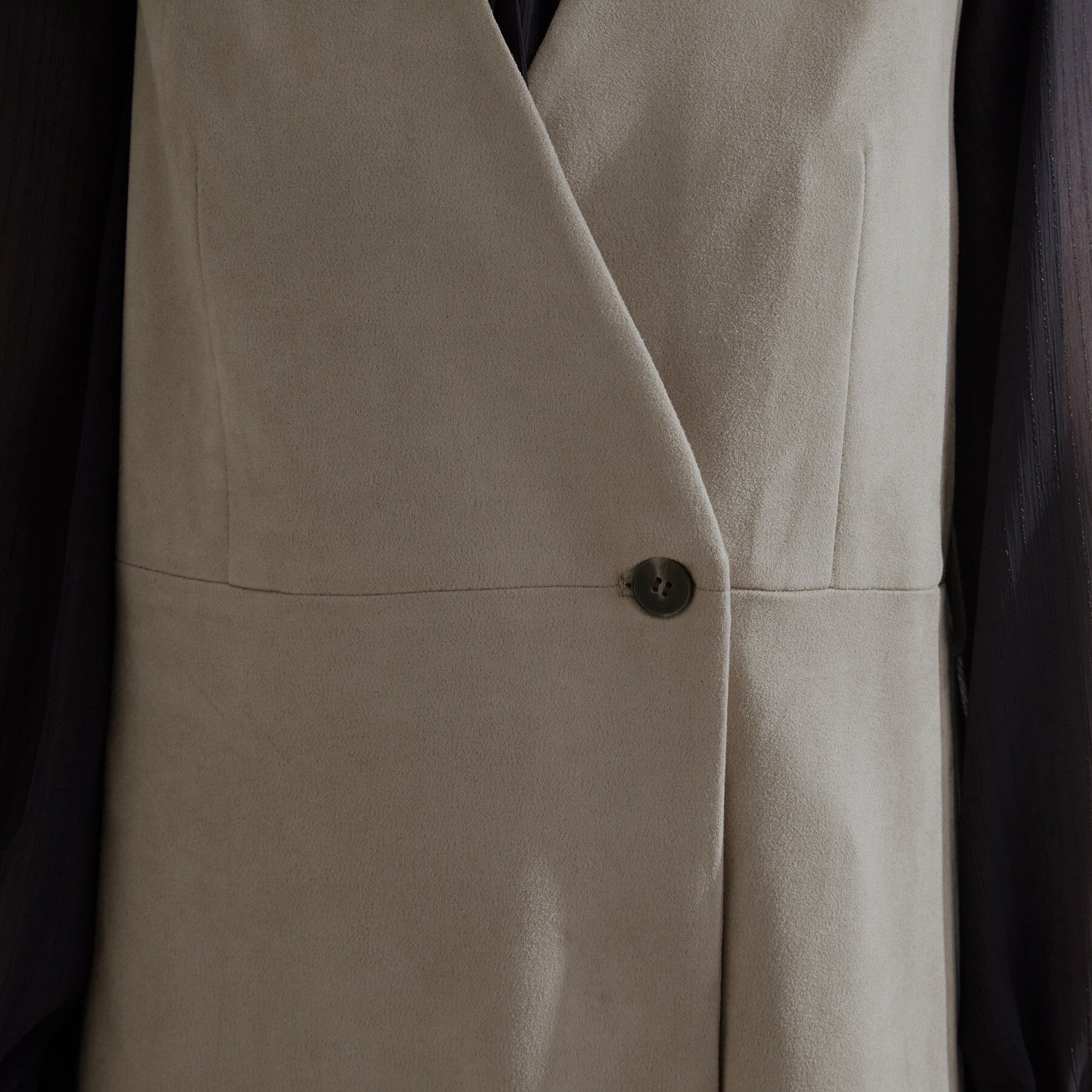 grove「【2WAY】スウェード調ジレワンピース」|ワンピース|