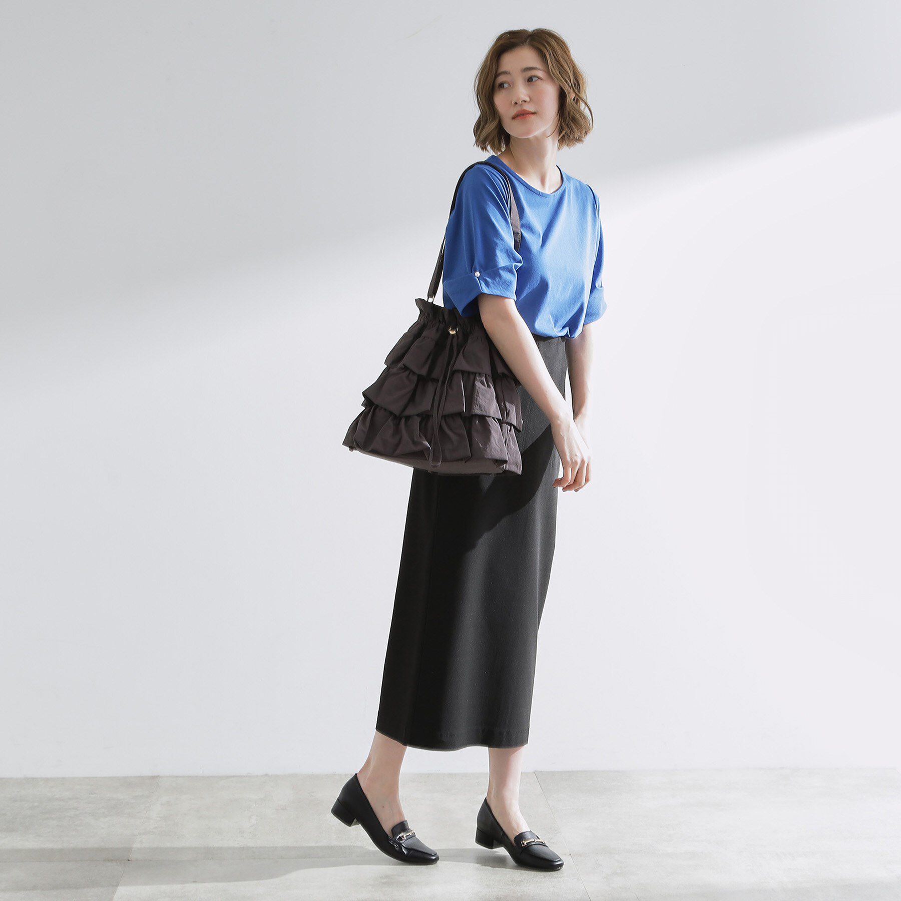 grove「【撥水】ティアードドロストショルダー」|ショルダー・メッセンジャー|