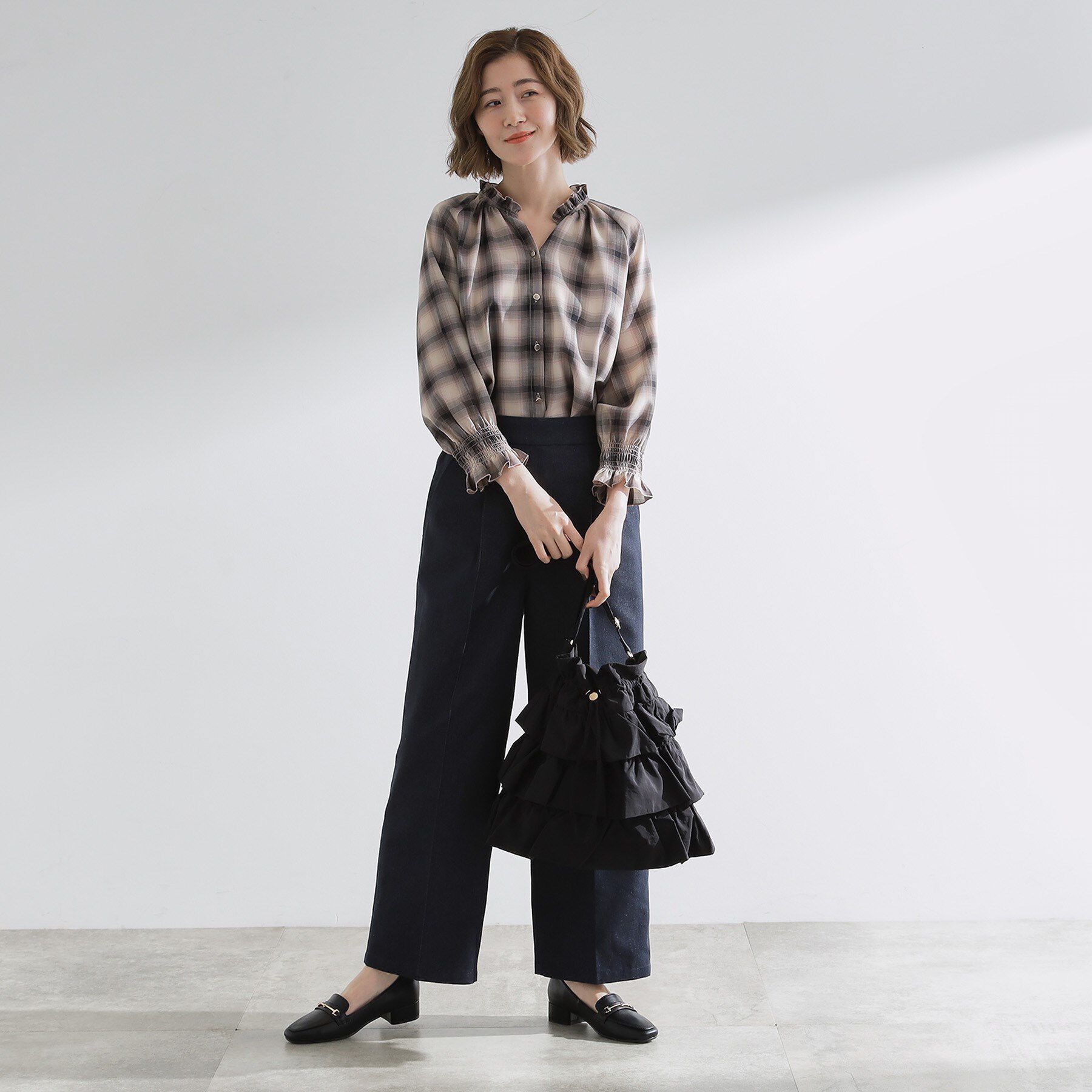 grove「【撥水】ティアードドロストショルダー」|ショルダー・メッセンジャー|