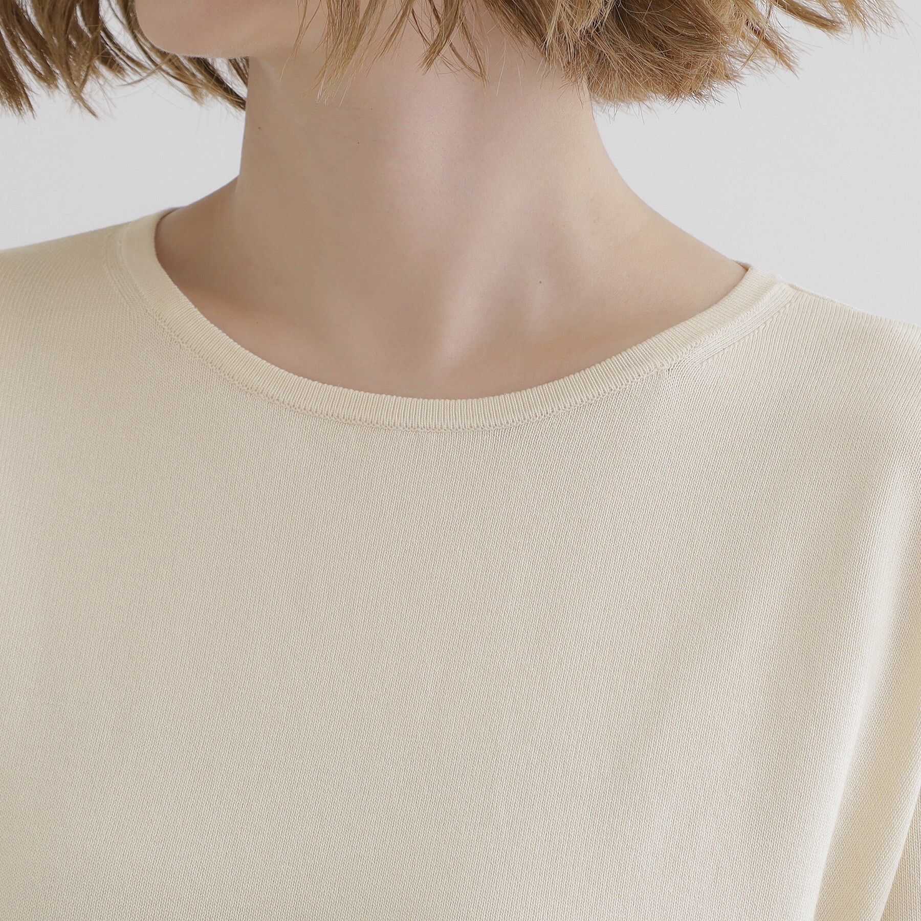 grove「ON/OFF毎日使える！袖口ボタンドロップショルダーニット」|ニット・セーター|