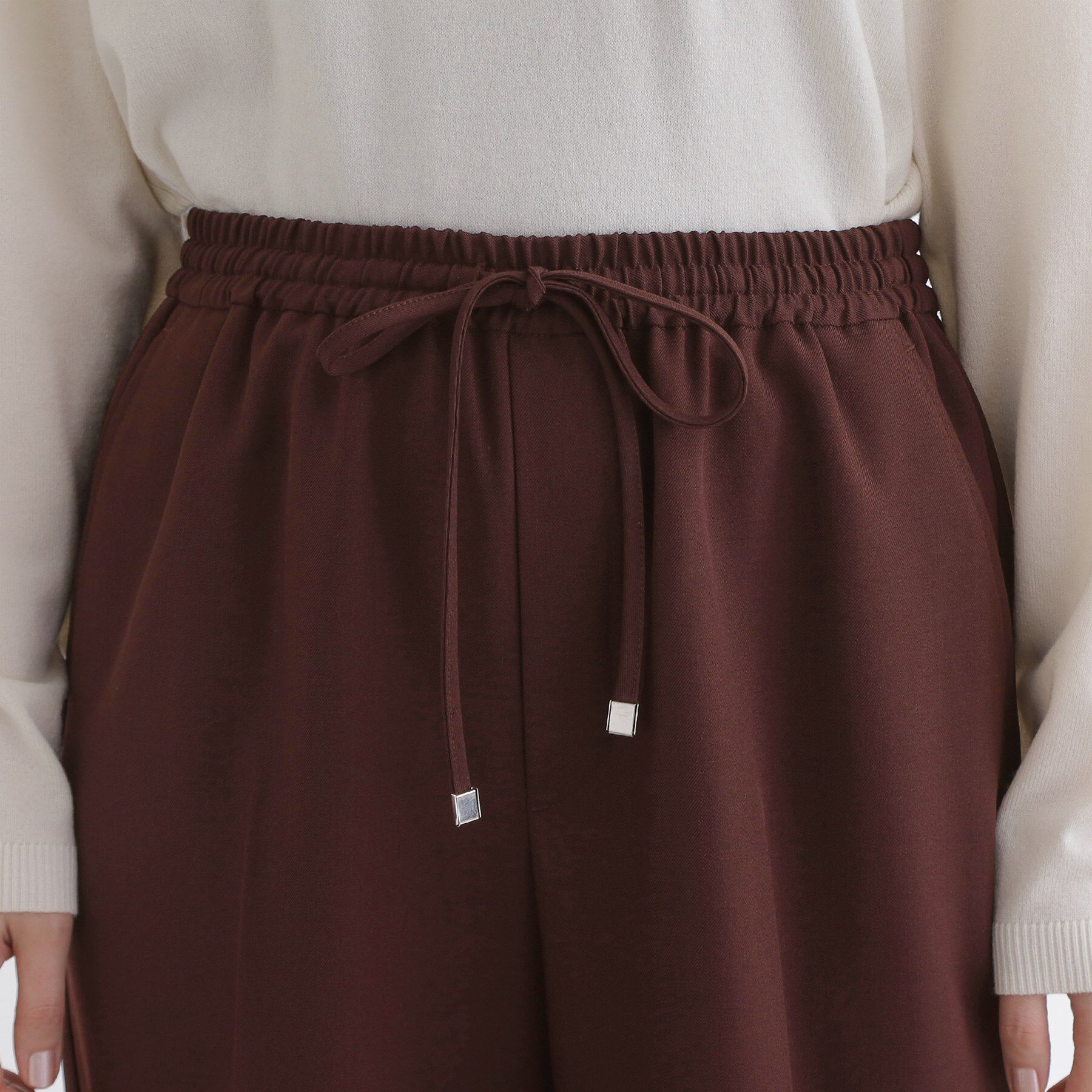 grove「すっきりもリラックスも叶える　ウエストイージー美脚フレアパンツ」|その他|