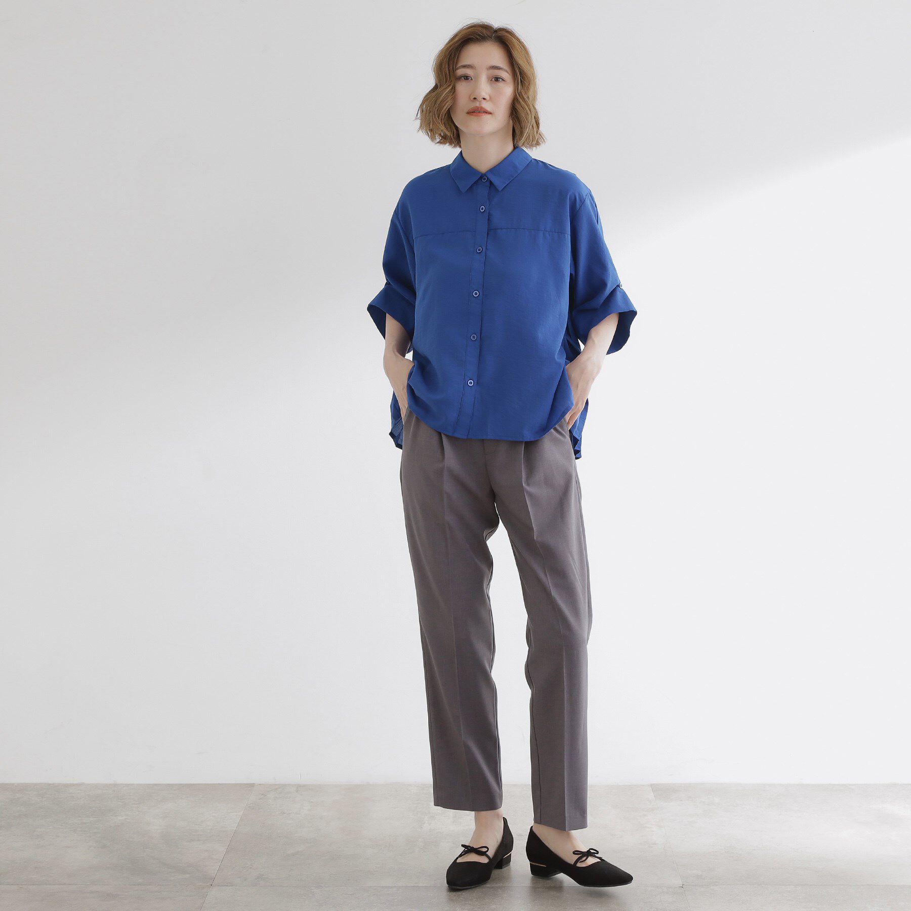 grove「【2WAY】1枚でも羽織っても。使える大人のシャツスタイル」|シャツ・ブラウス|