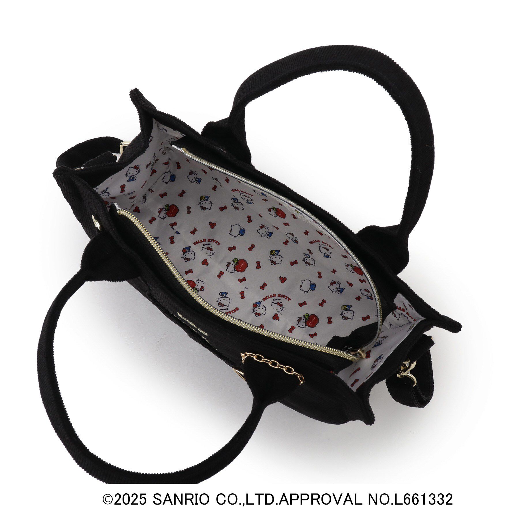 grove「【ハローキティ】Lee別注ポケット刺繍スクエアトート」|トートバッグ|