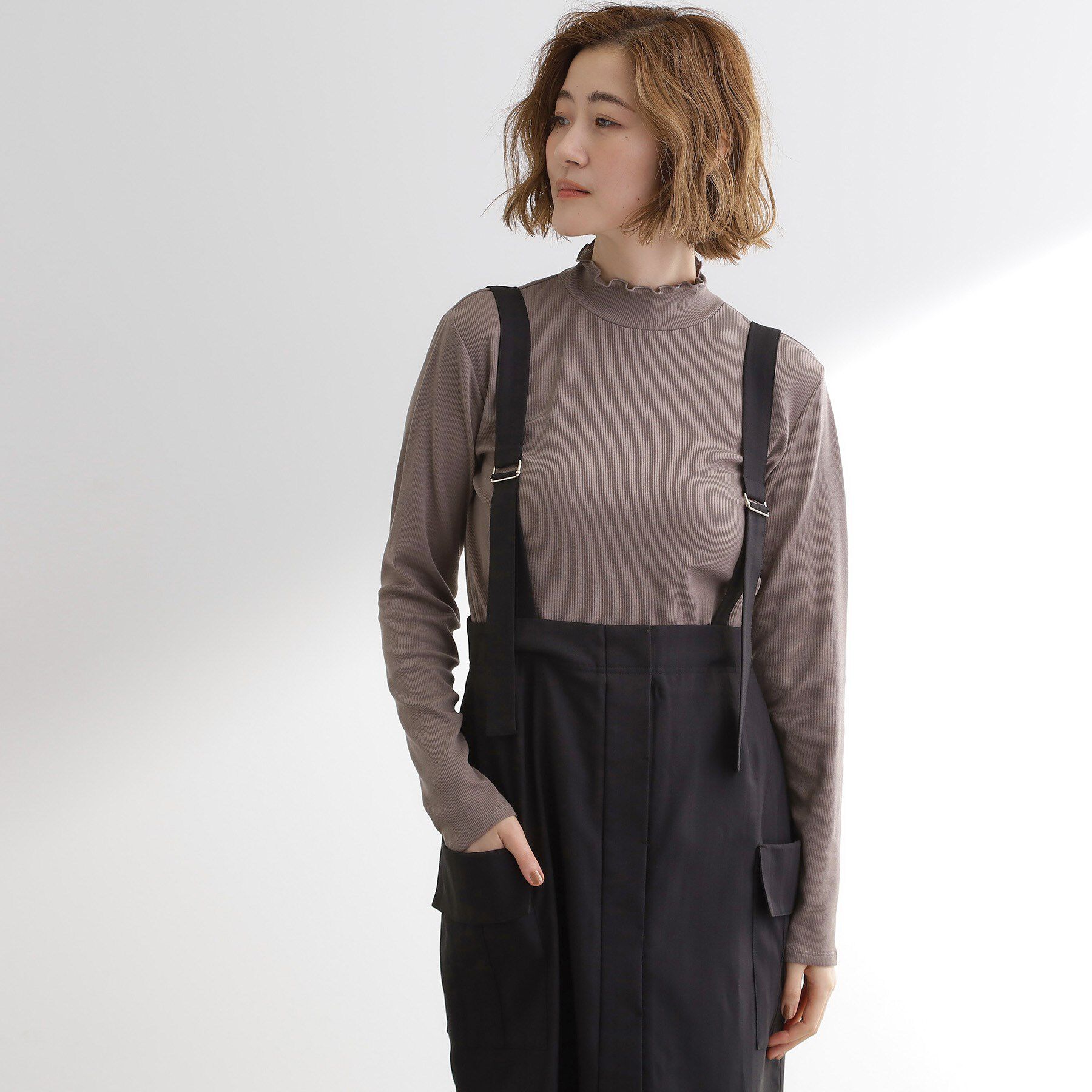 grove「毎日にちょうどいい、テレコメロータートルネック」|Tシャツ・カットソー|