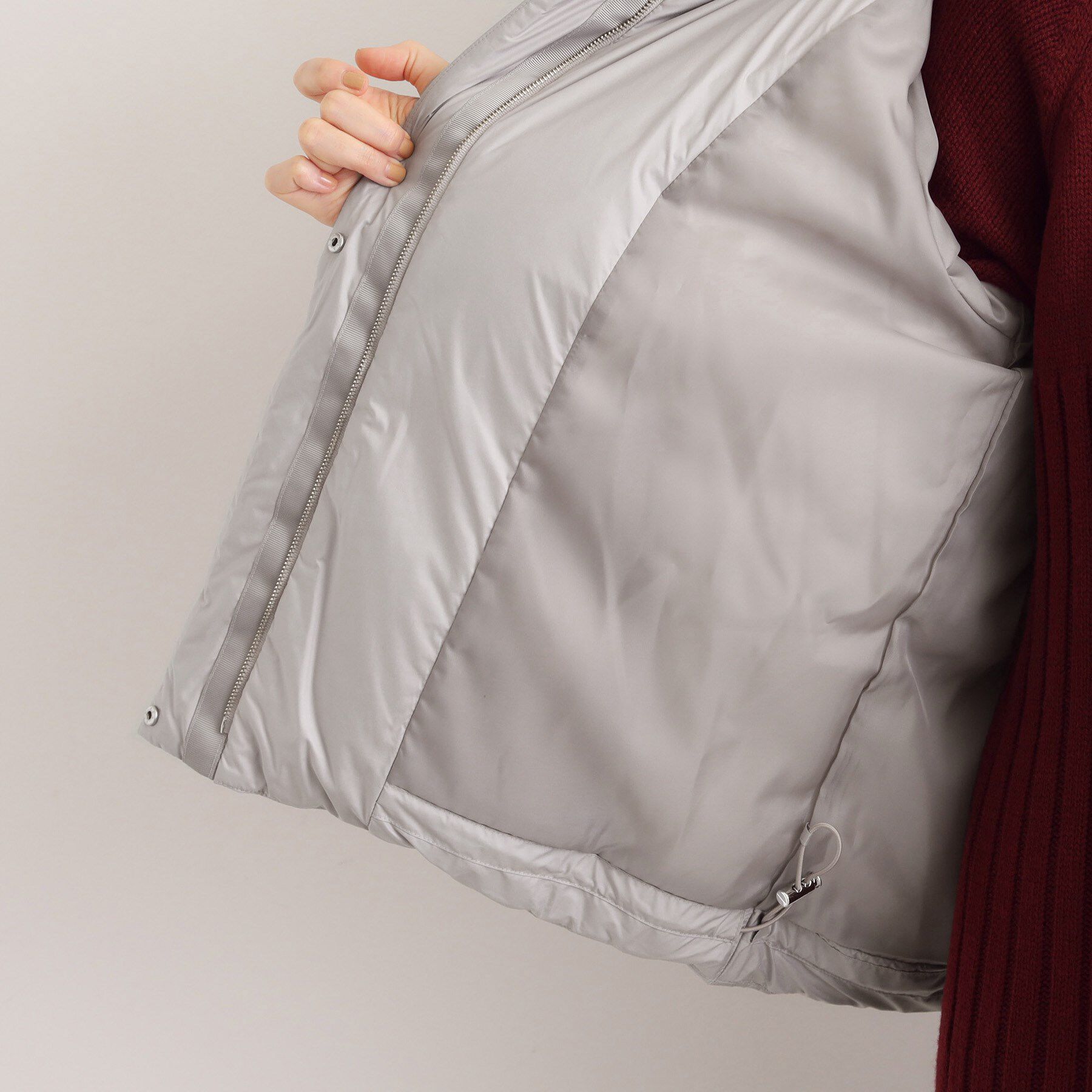 grove「【名品アウター／800FP・多機能】つつまれダウンショート」|ダウン|