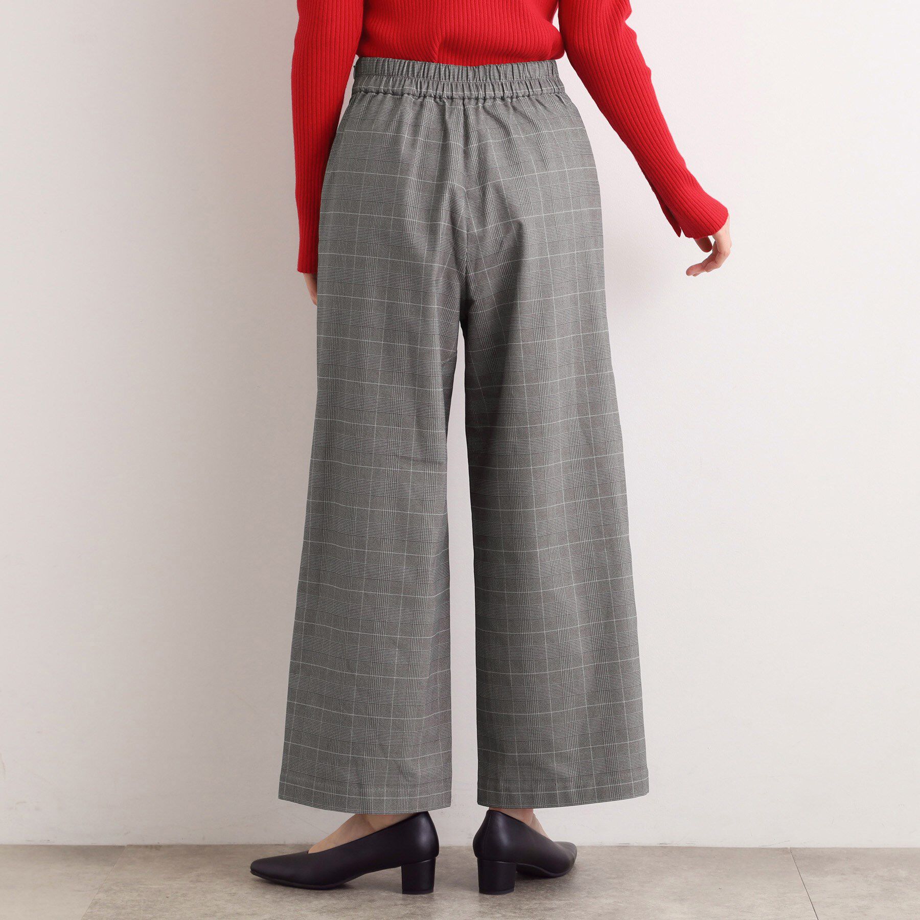 grove「【選べる着丈/多機能】裏起毛ハイパーストレッチワイドパンツ」|その他|