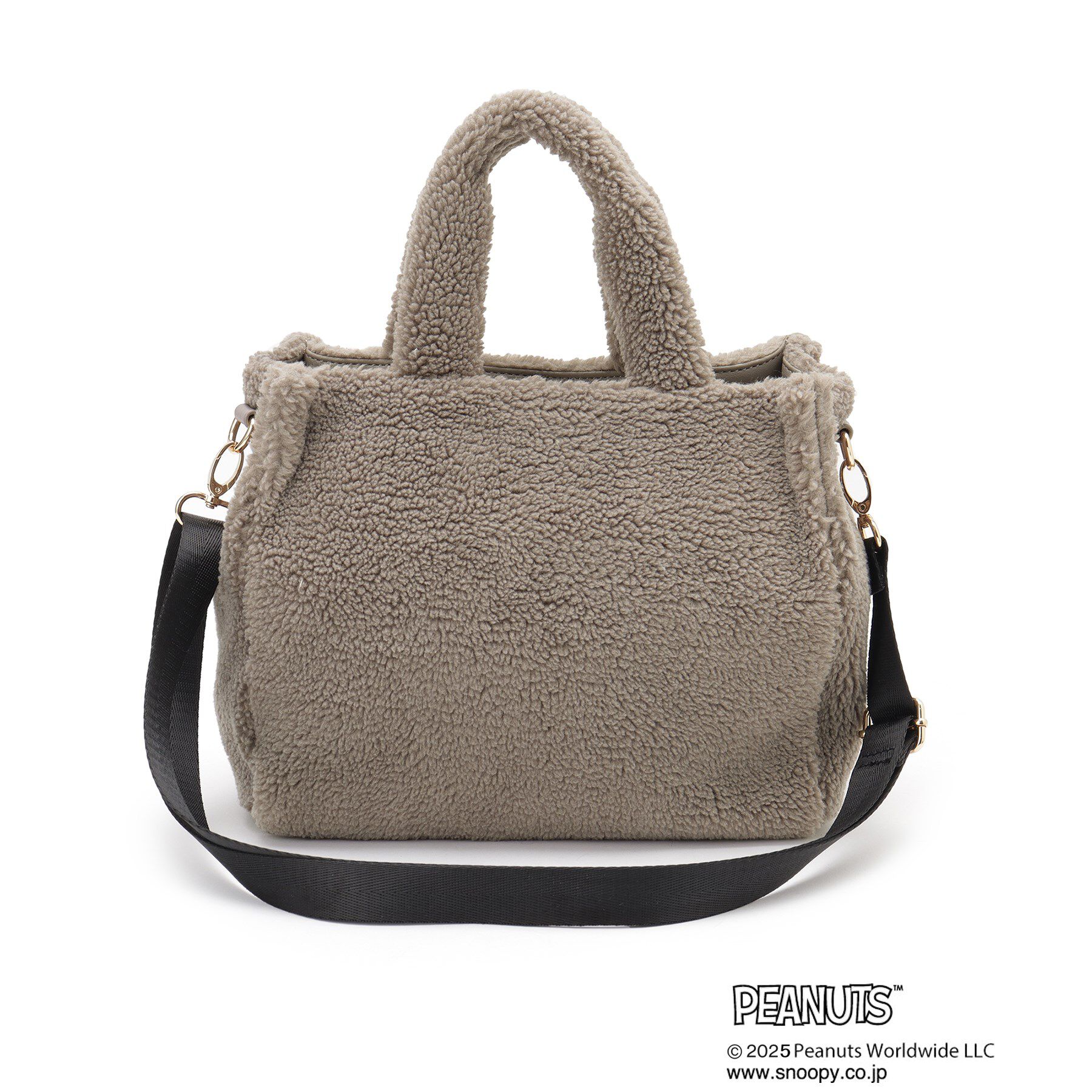 grove「【PEANUTS】ボアスクエア2WAYトート」|トートバッグ|
