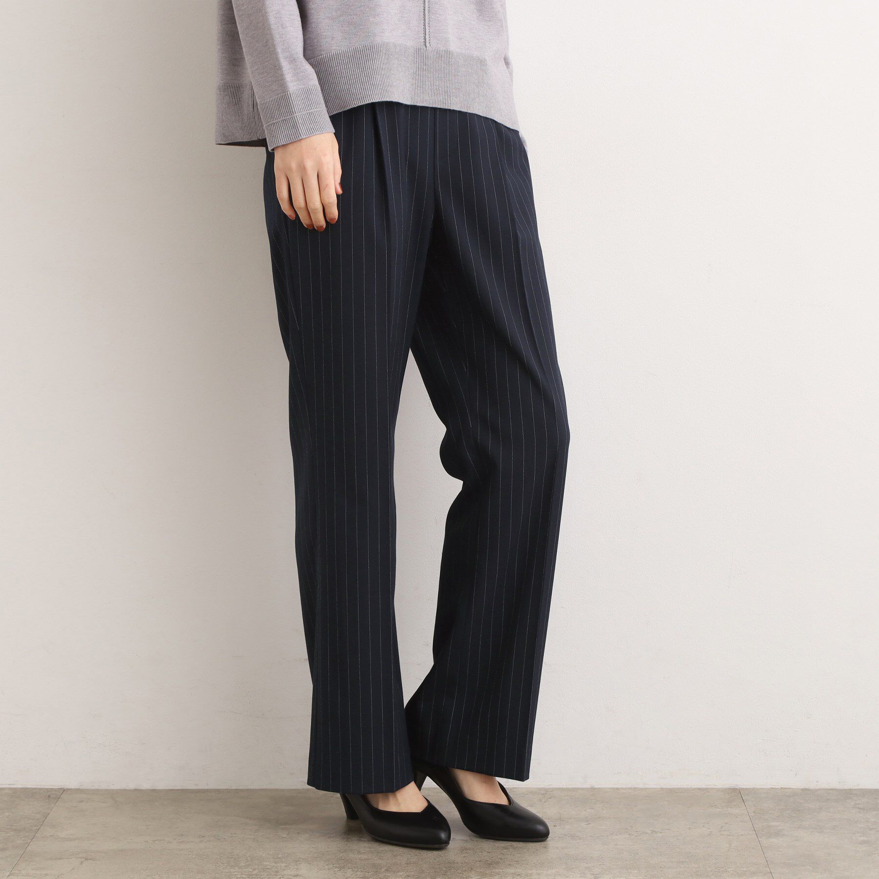 grove「【あったか裏起毛】きれいも楽ちんも叶える、ストレッチストレートパンツ」|その他|