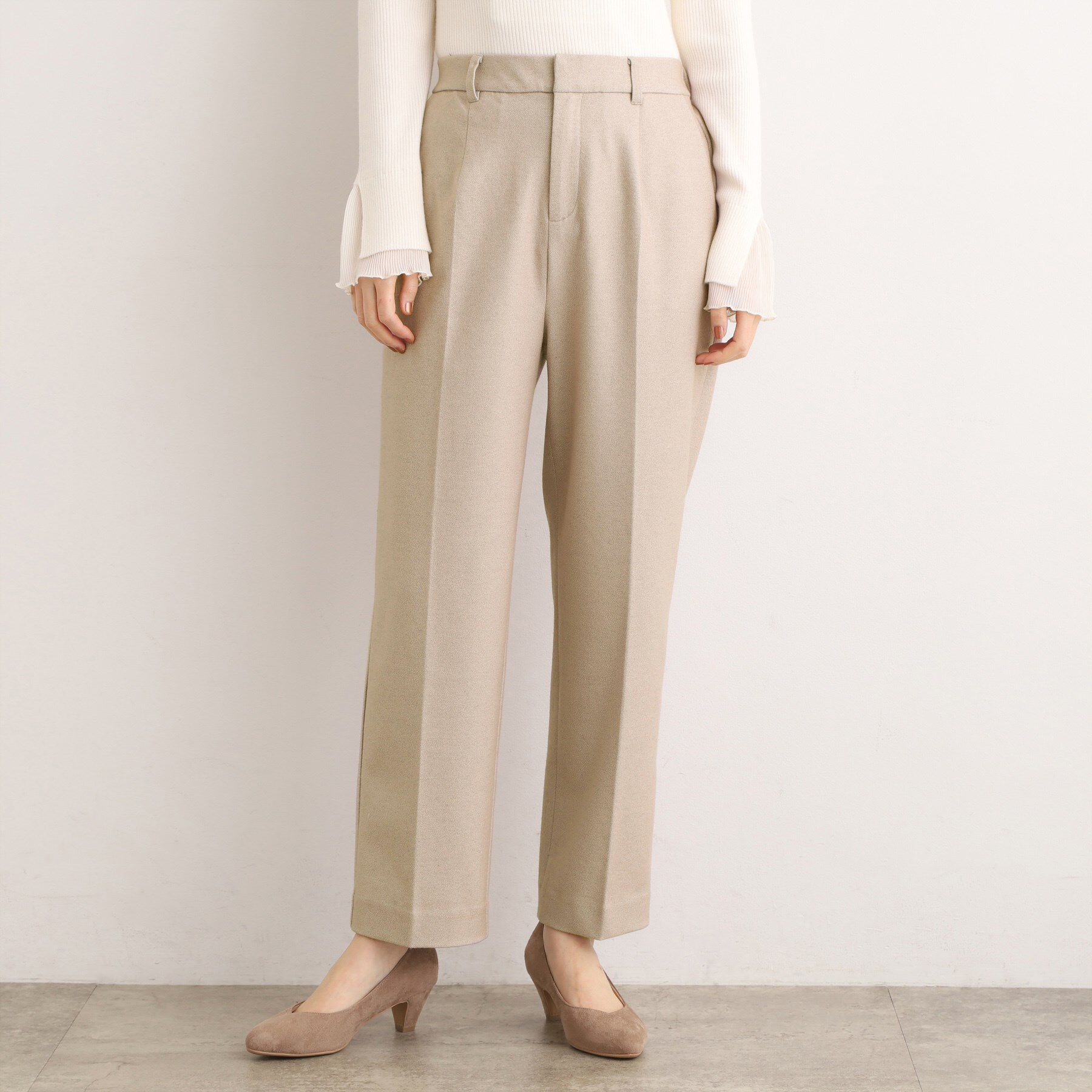 grove「【あったか起毛】きれいも暖かさも叶える、スーパーストレッチテーパードパンツ」|その他|