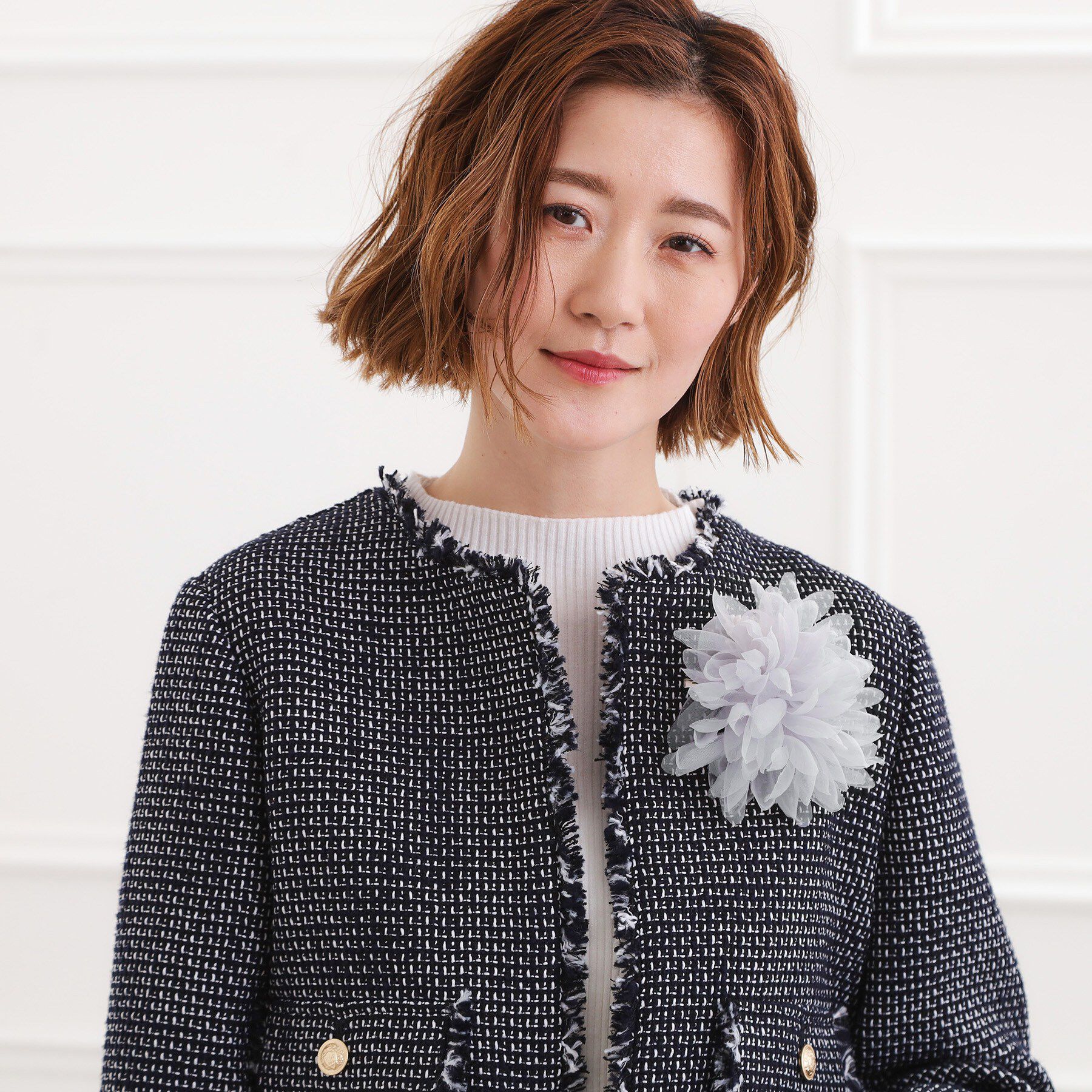 grove「シフォンコサージュ」|ブローチ・コサージュ|