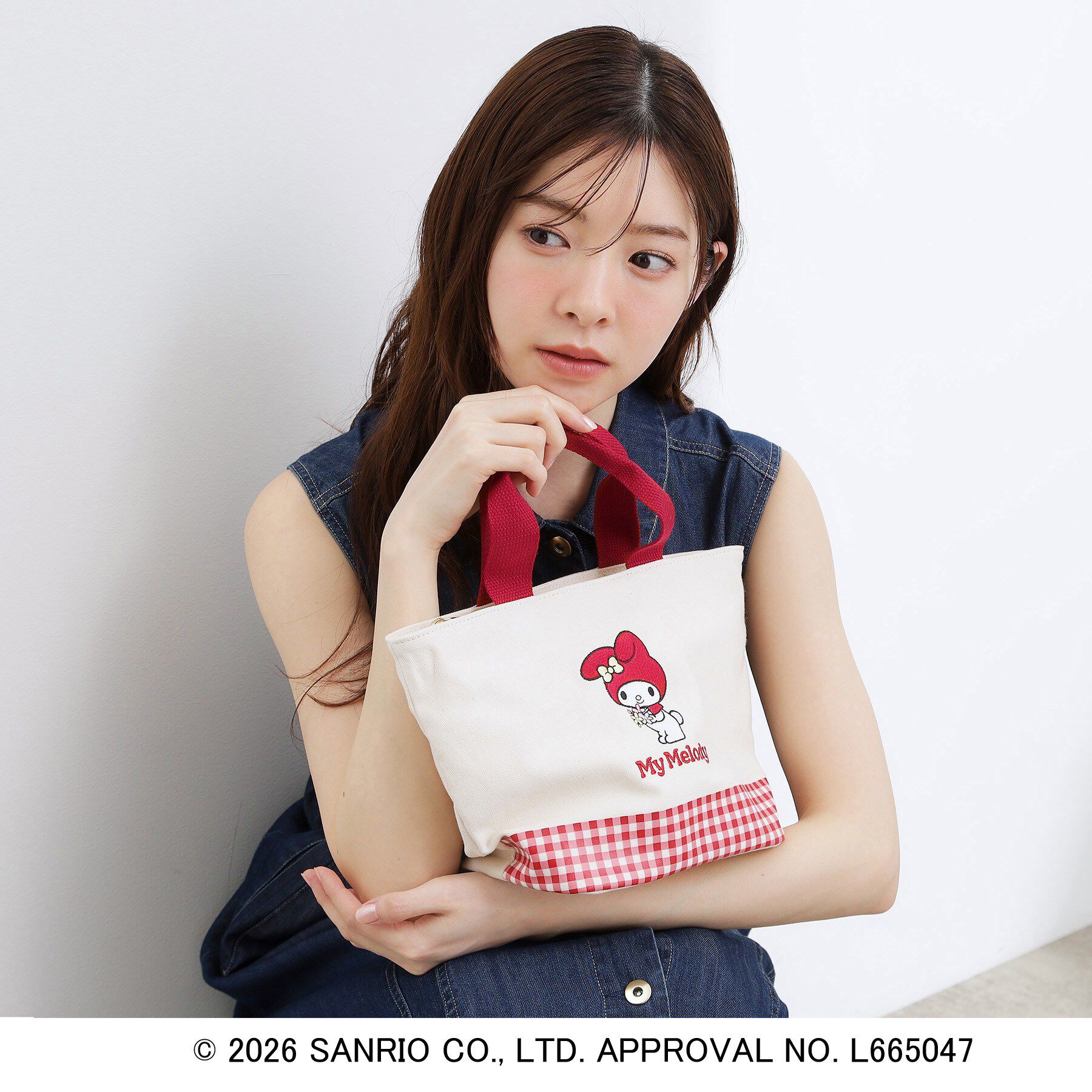 grove「【マイメロディ＆クロミ】ギンガムミニトート」|トートバッグ|レッド(262)