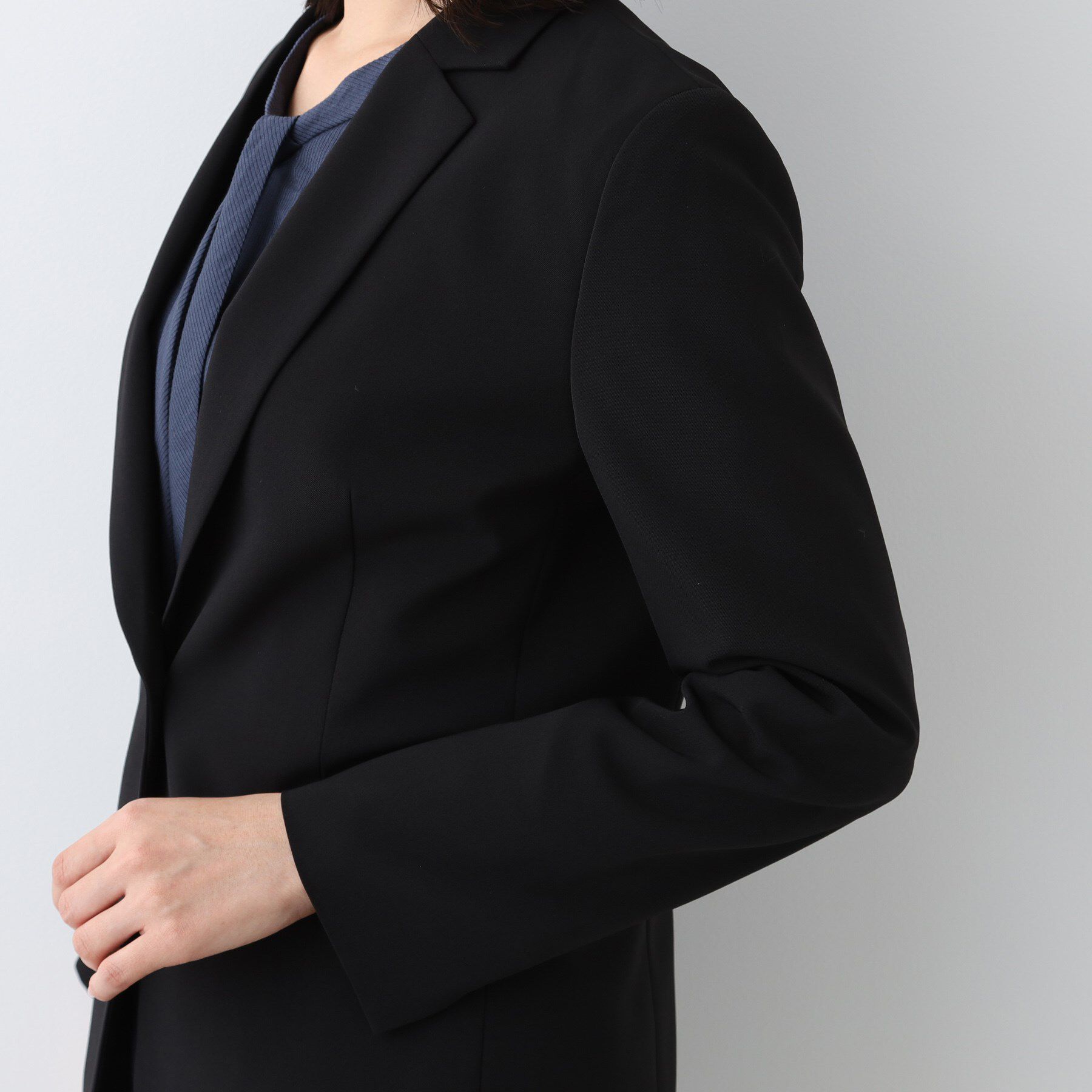 INDIVI「【洗える／UVケア／スーツ】ストレッチテーラードカラージャケット」|スーツ|