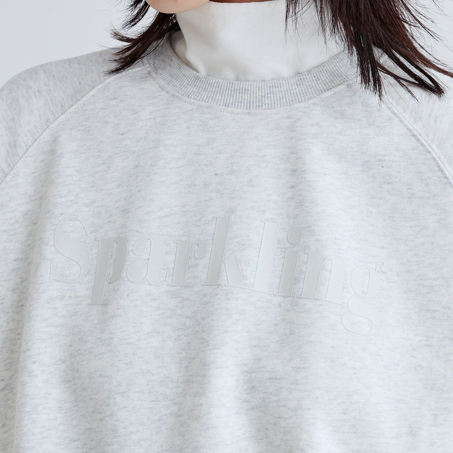 GALLEST「ラウンドヘム裏毛ロゴトップス」|パーカー|