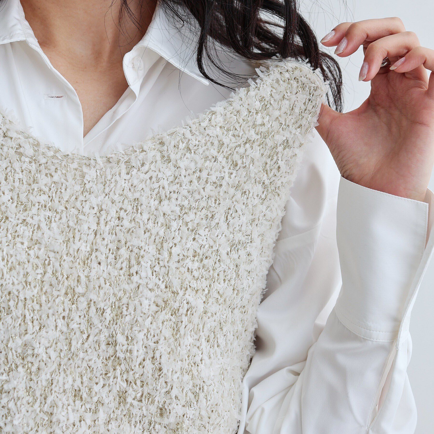 GALLEST「フェザーヤーンベスト」|ベスト・ジレ|