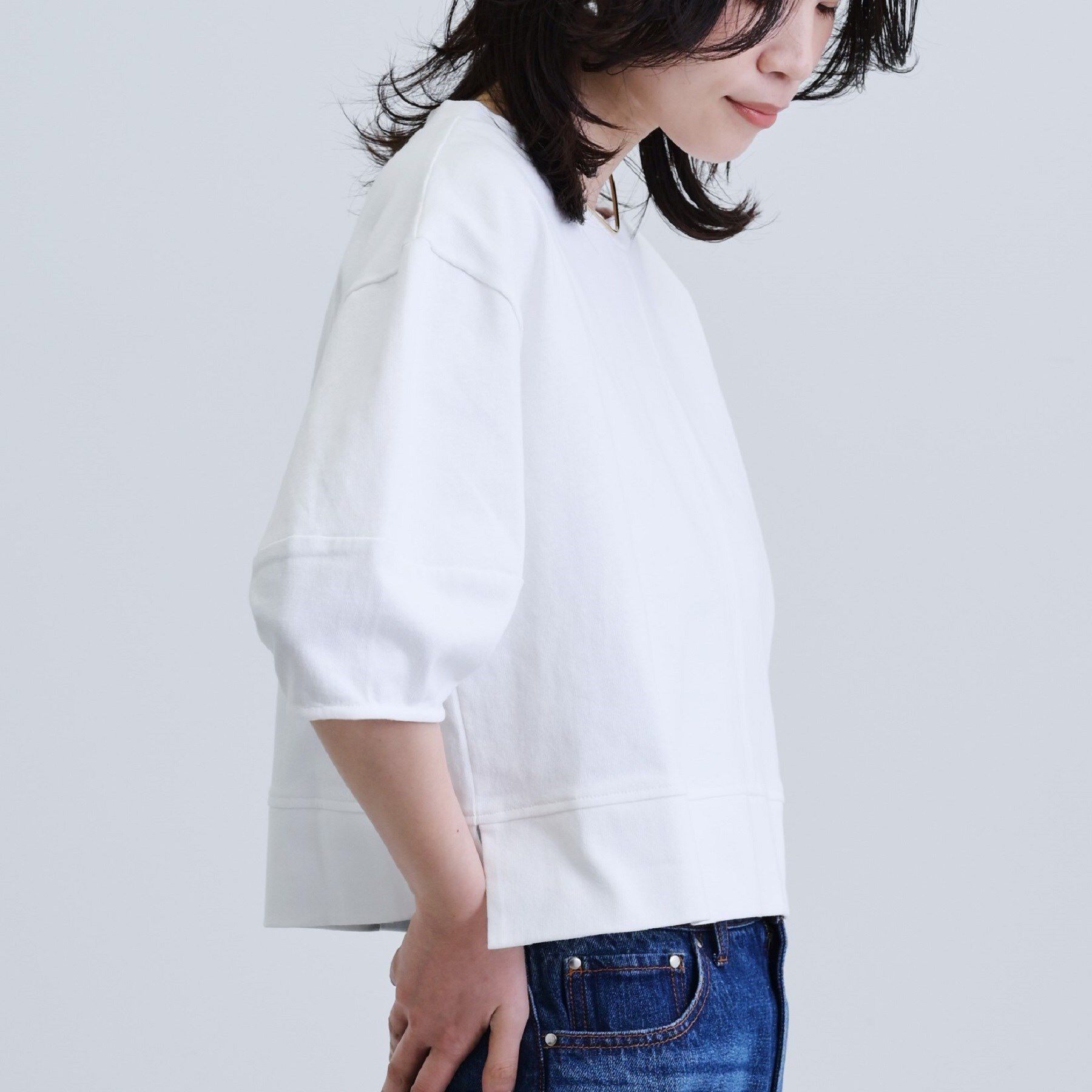 GALLEST「【再入荷】フォルムスリーブカットソー」|Tシャツ・カットソー|