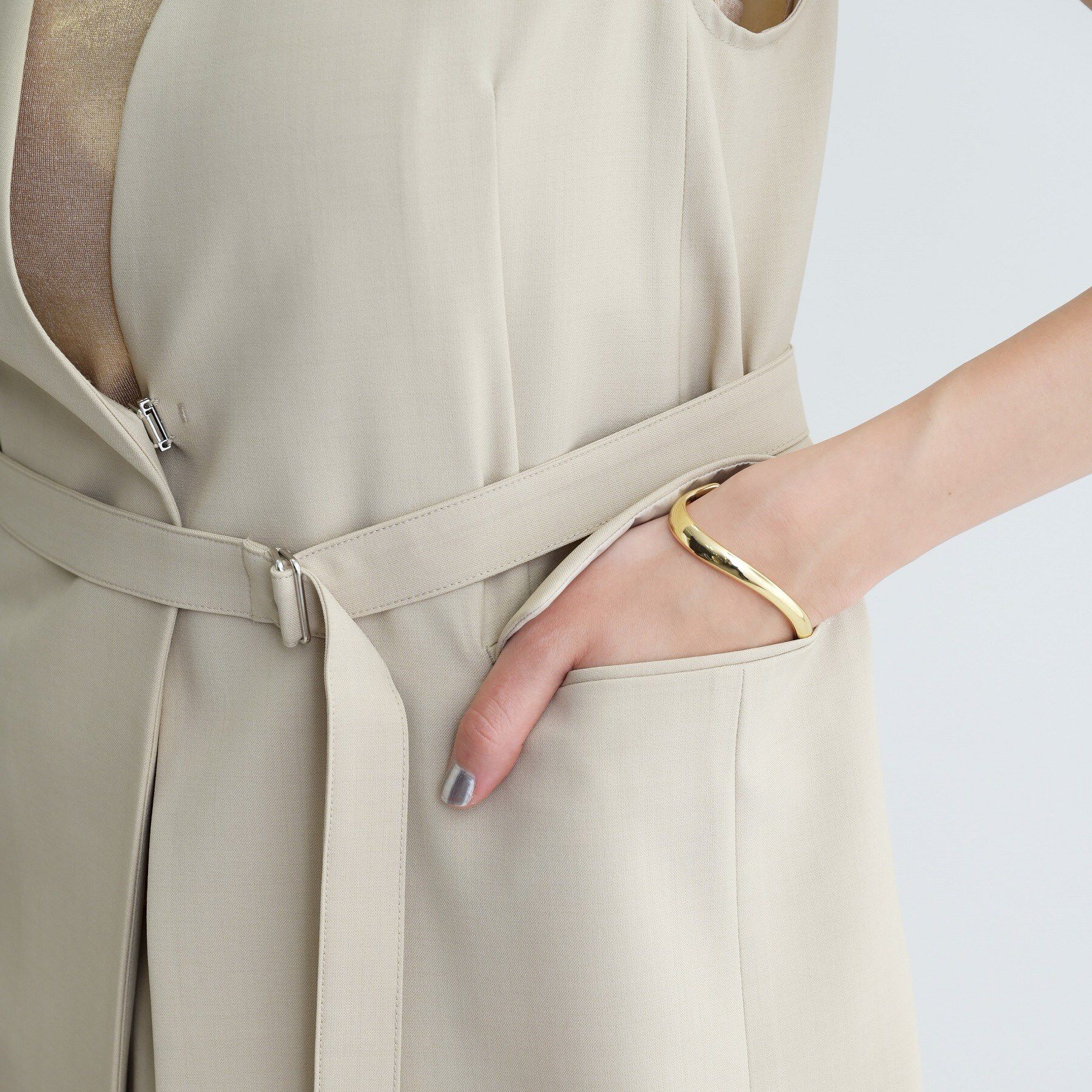 GALLEST「【セットアップ可】ナローベルテッドジレ【カセット服/オケージョン/通勤】」|ベスト・ジレ|