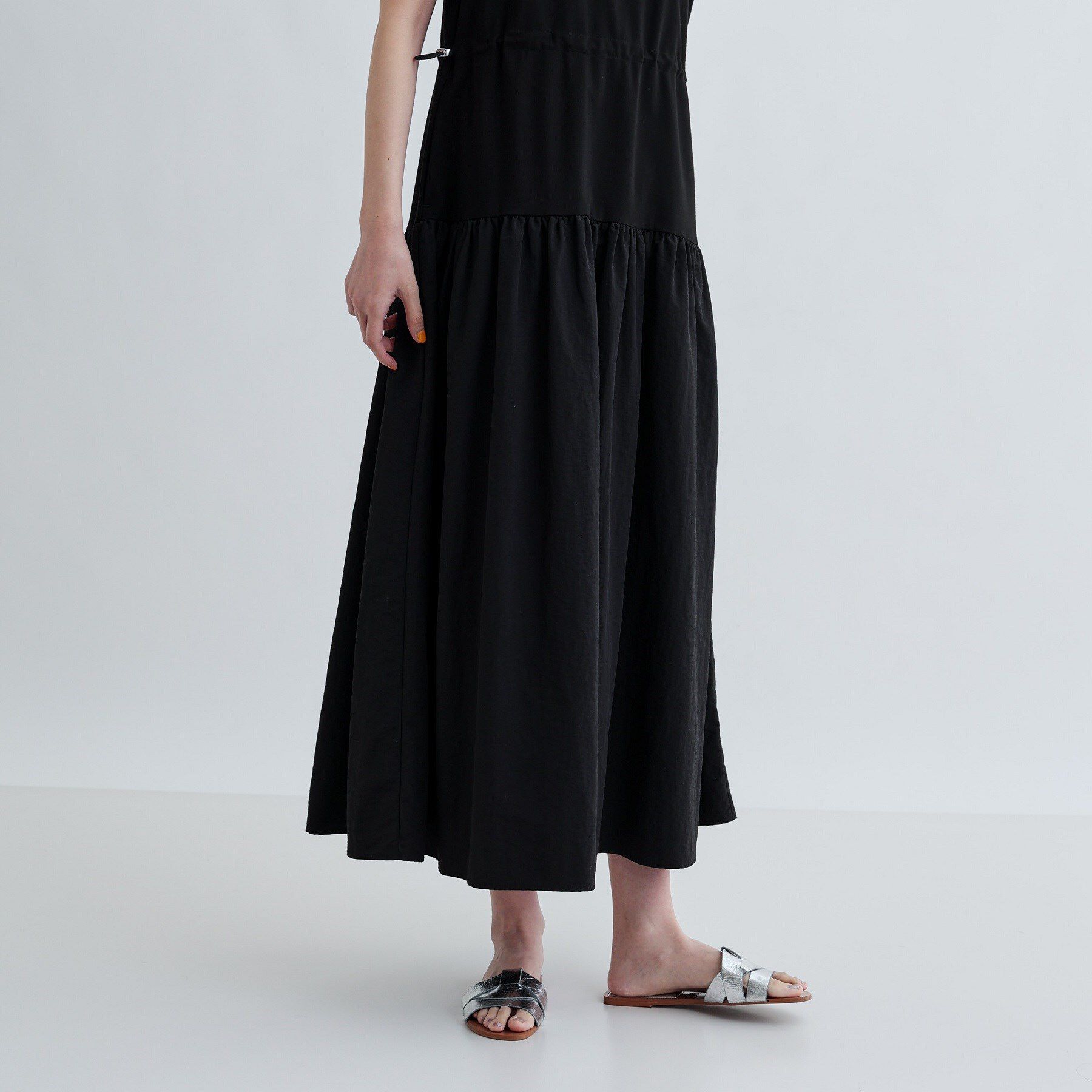 GALLEST「ロング丈ジャージワンピース」|ワンピース|