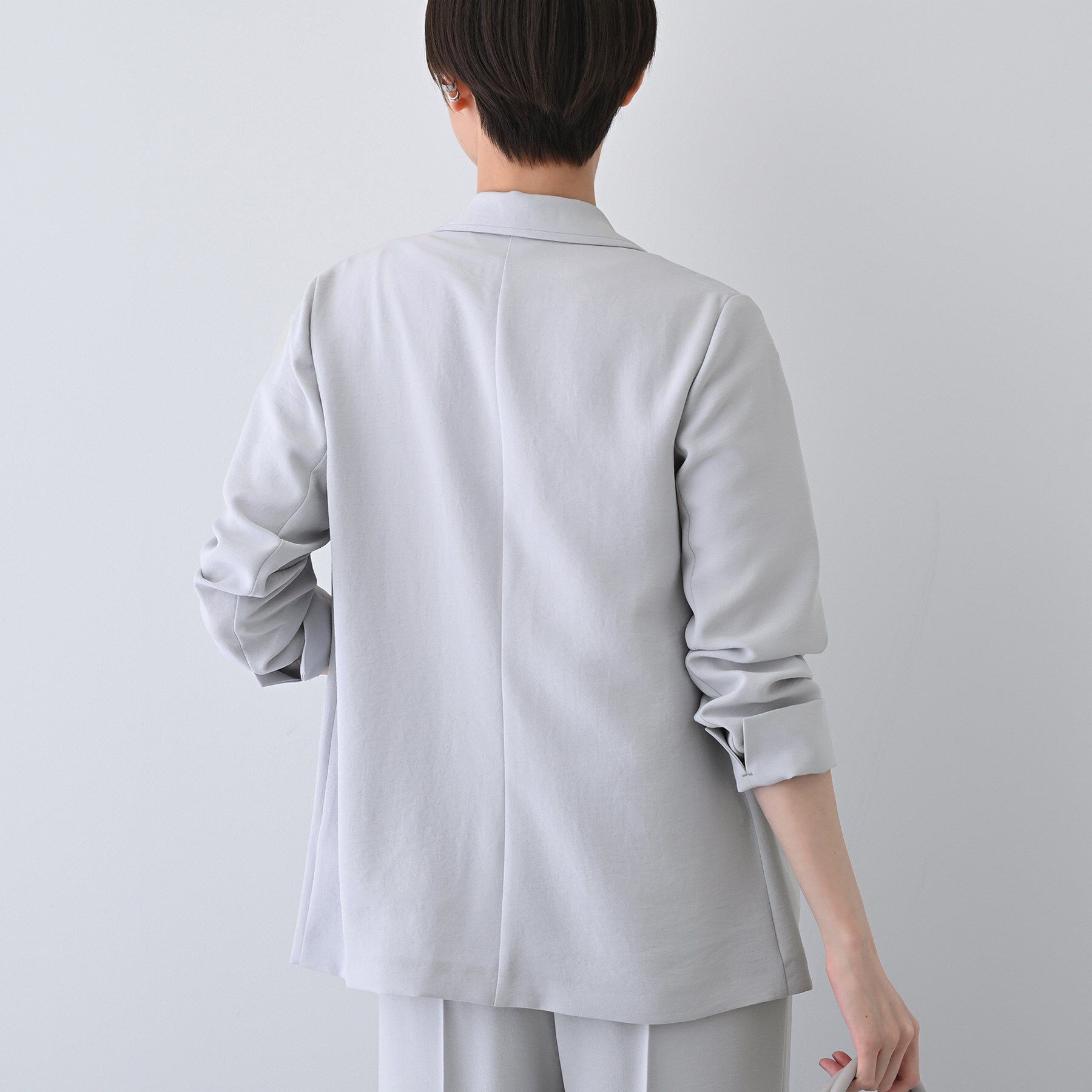 INDIVI「【着る日傘/遮熱/UVケア】ナローテーラードカラージャケット」|スーツ|