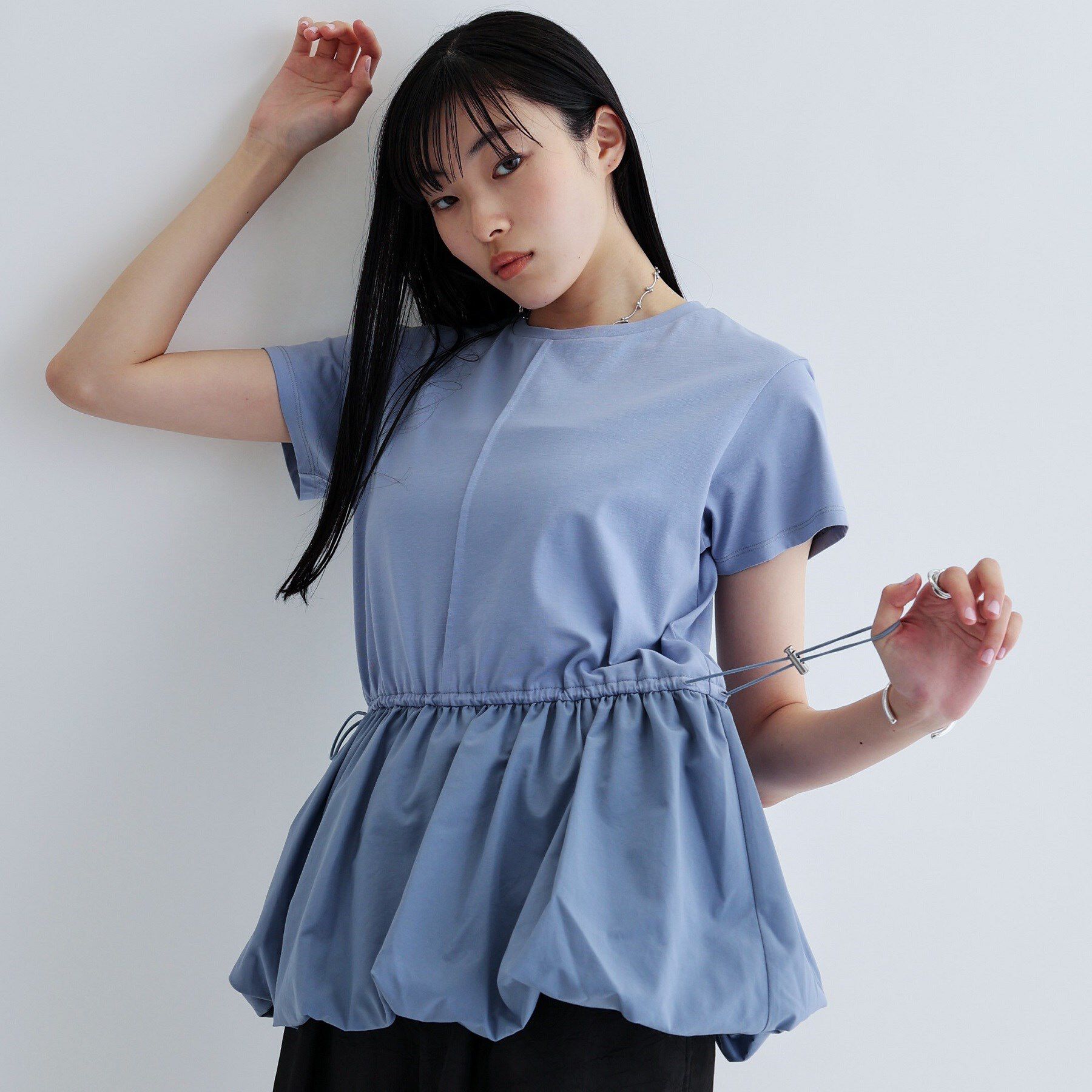 GALLEST「スピンドルペプラムカットソー」|Tシャツ・カットソー|